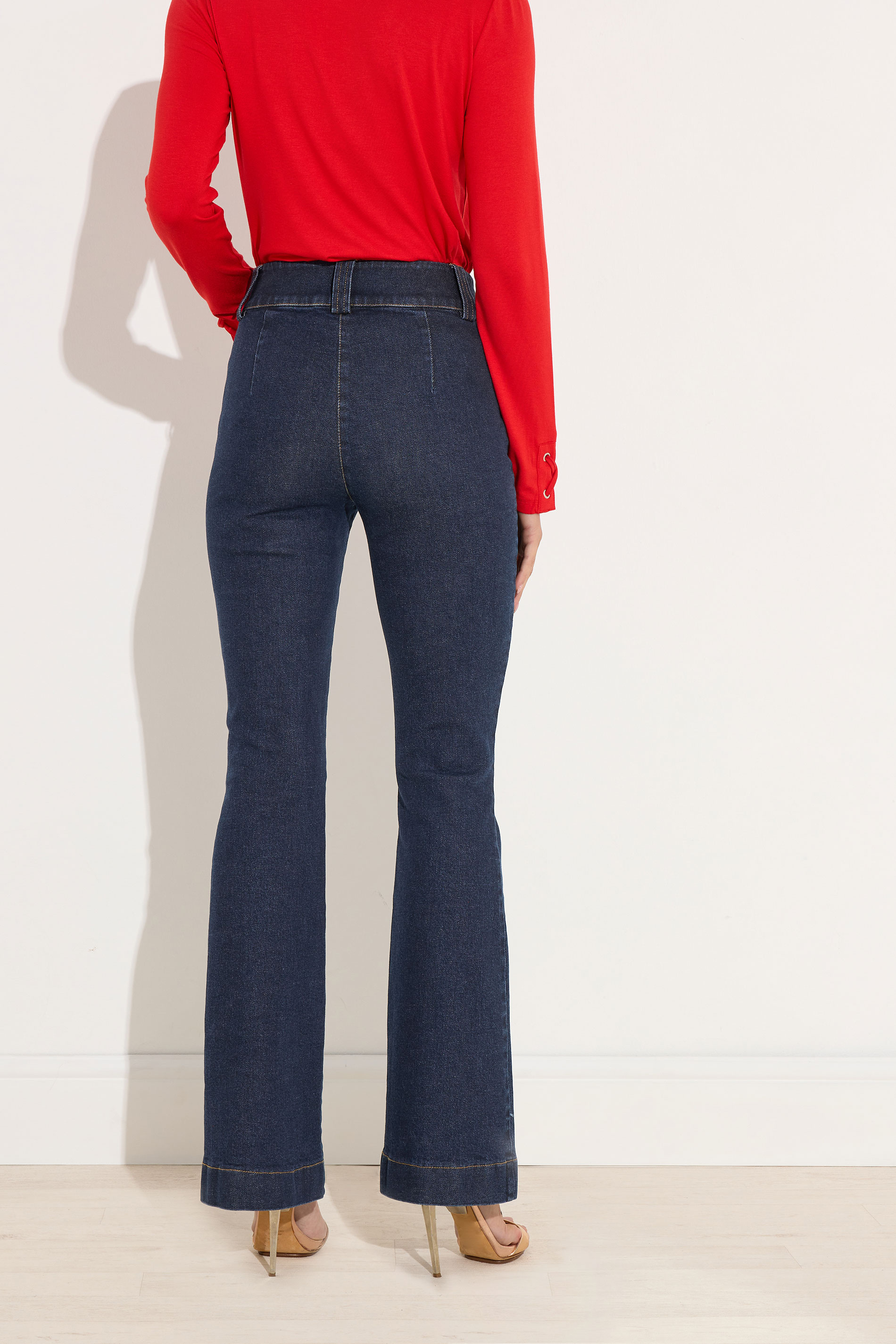 STAR Blue Denim Kick Flare Jeans | StarByJM 5
