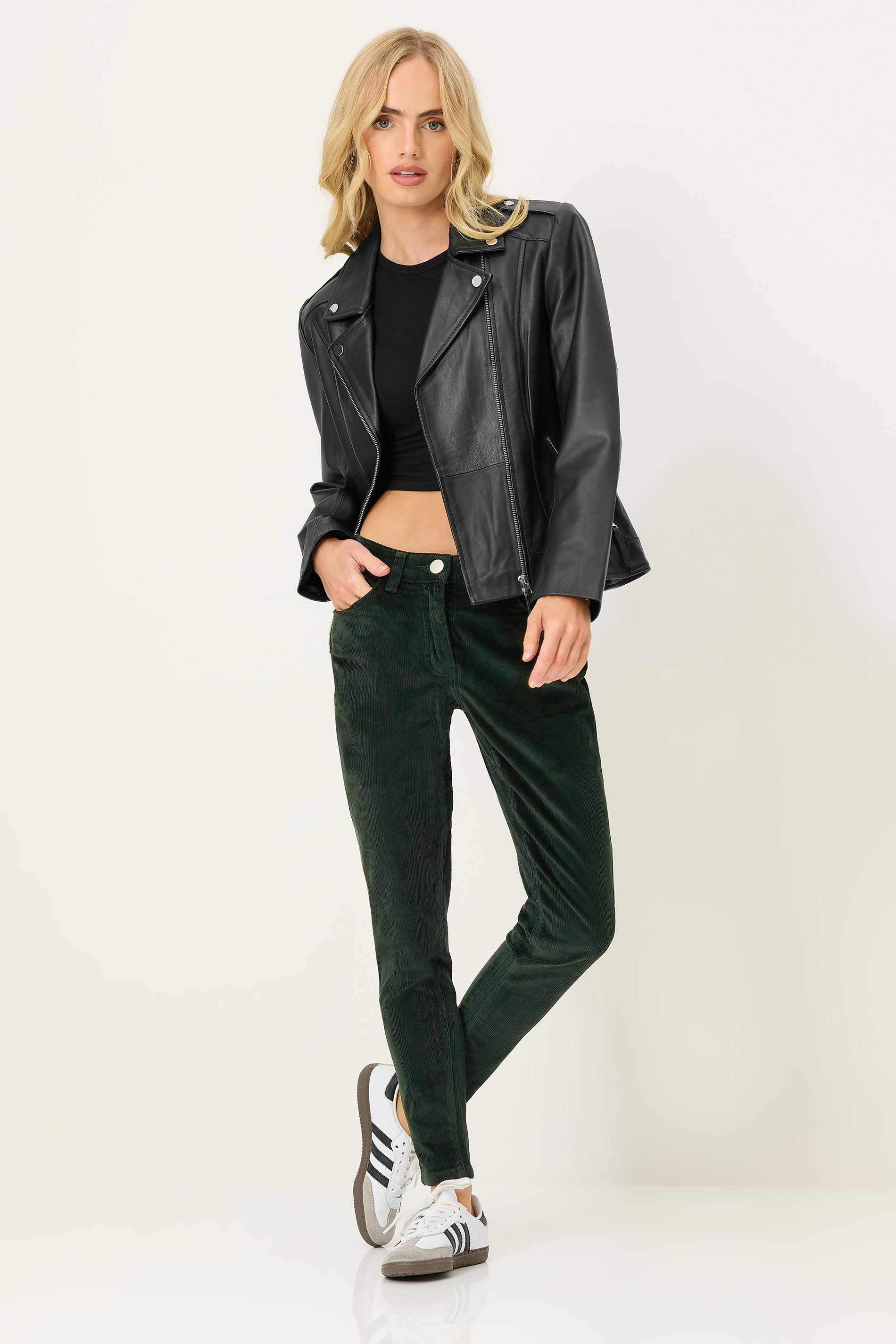 PixieGirl Petite Women's Khaki Green Cord Skinny Jeans | PixieGirl 1