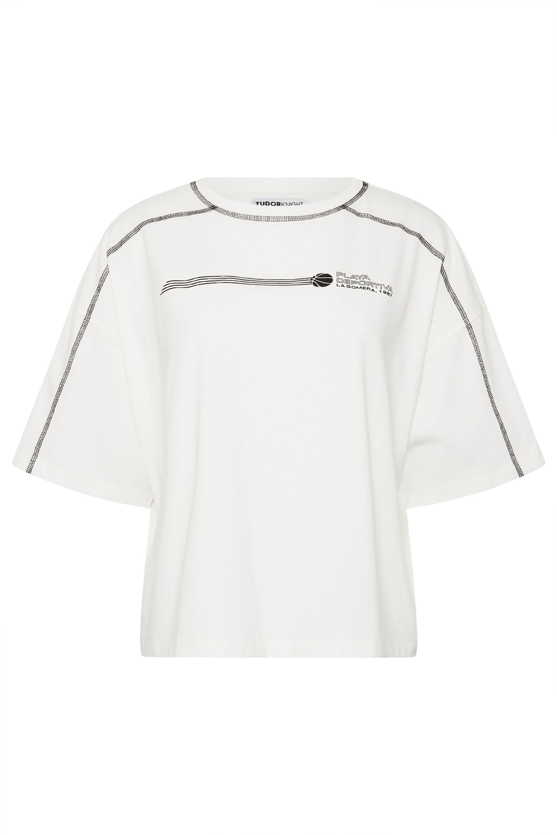 PixieGirl Petite Women's White Sports Graphic T-Shirt | PixieGirl 6