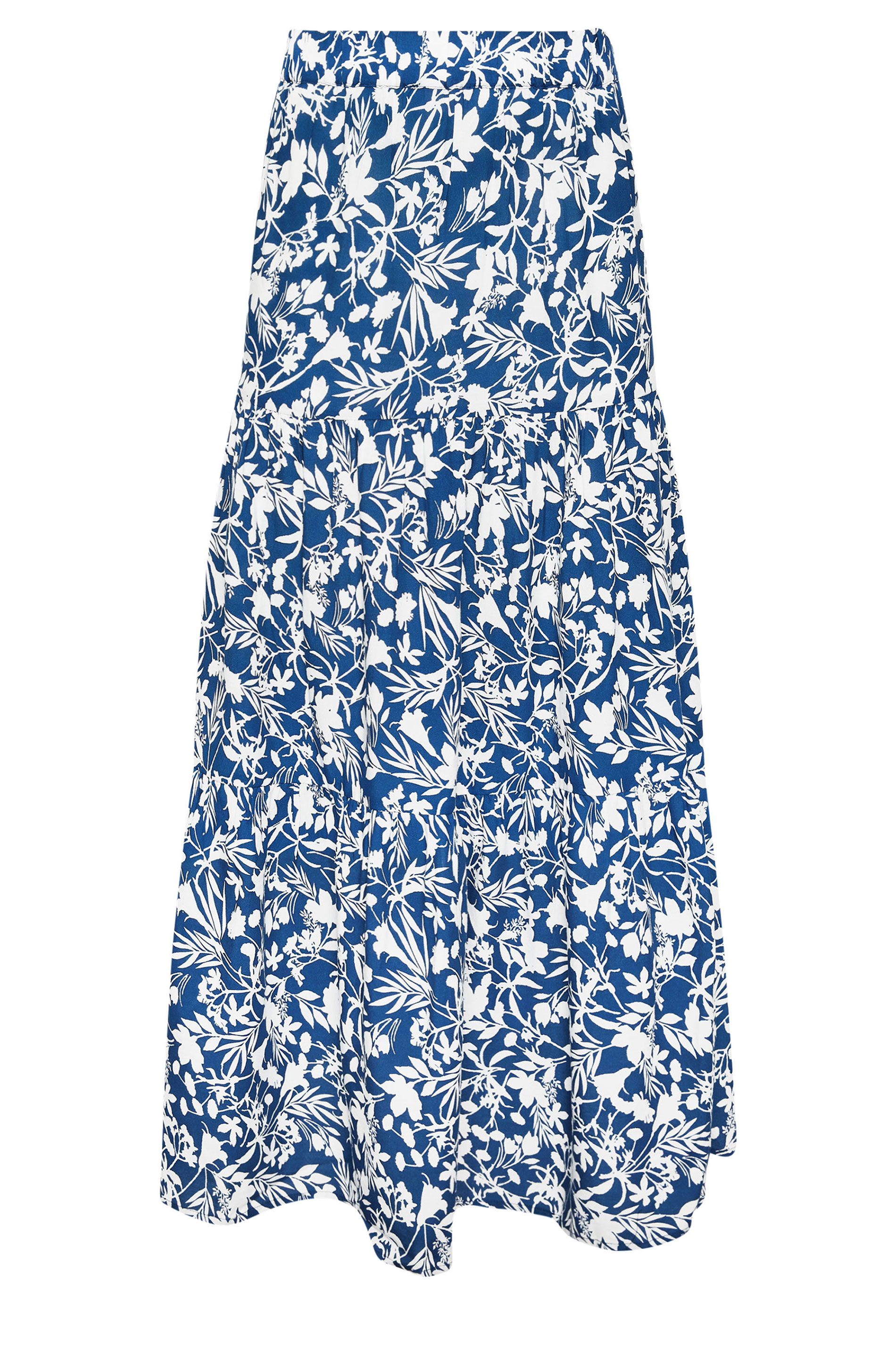Jluxlabel shelby blue floral maxi skirt hotsell
