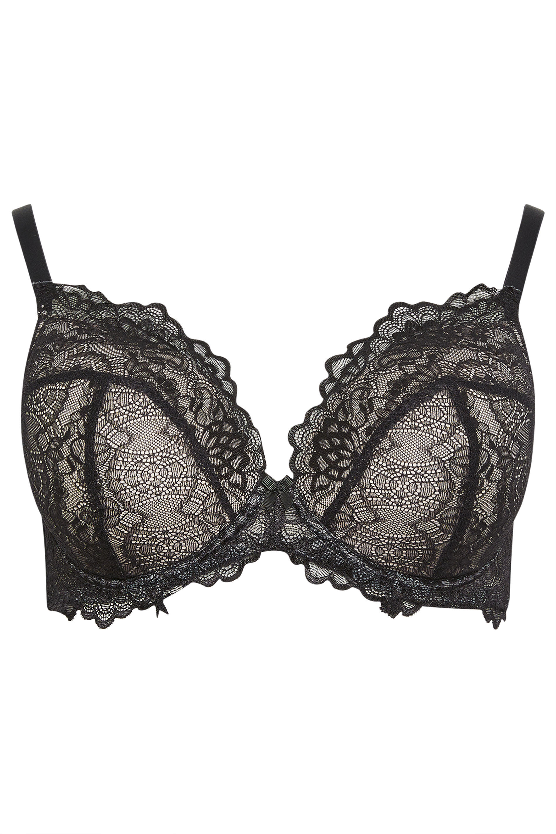 M&Co Black Lace Padded T-Shirt Bra | M&Co  5