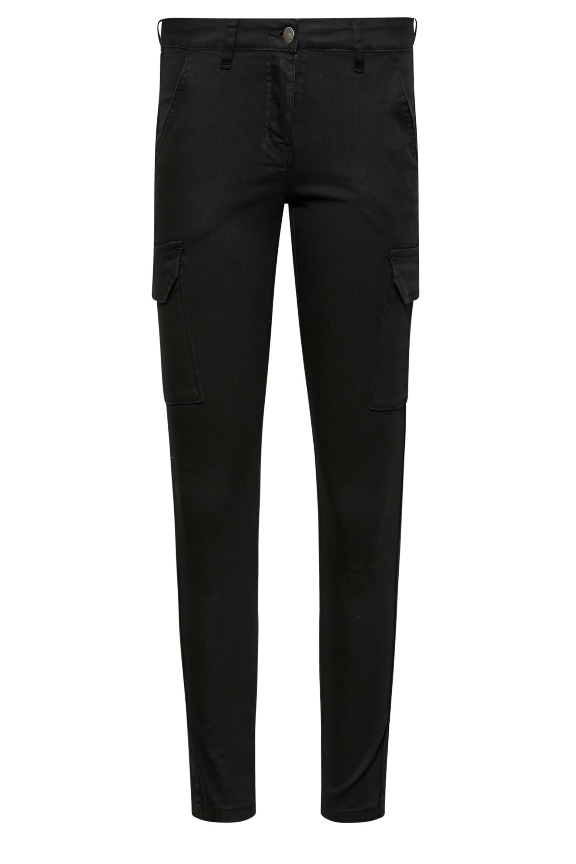 Petite Black Cargo Skinny Jeans | PixieGirl 6