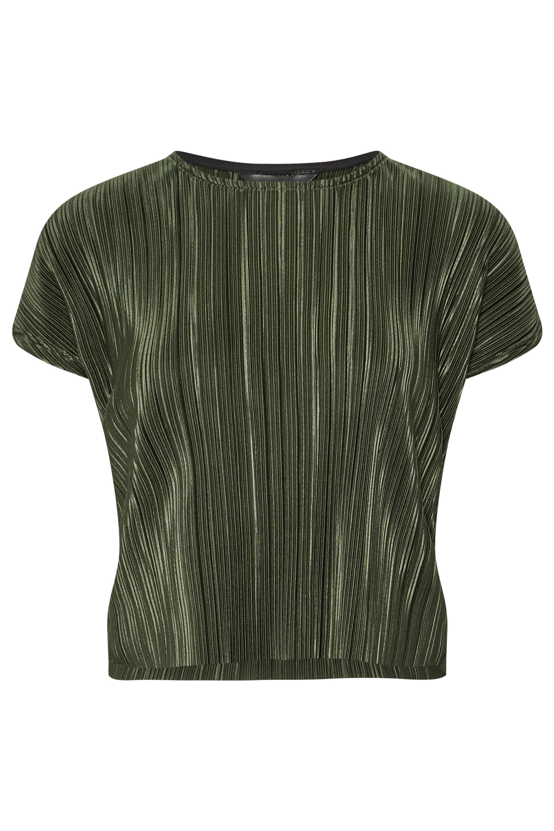 PixieGirl Petite Women's Khaki Green Textured Top | PixieGirl 6