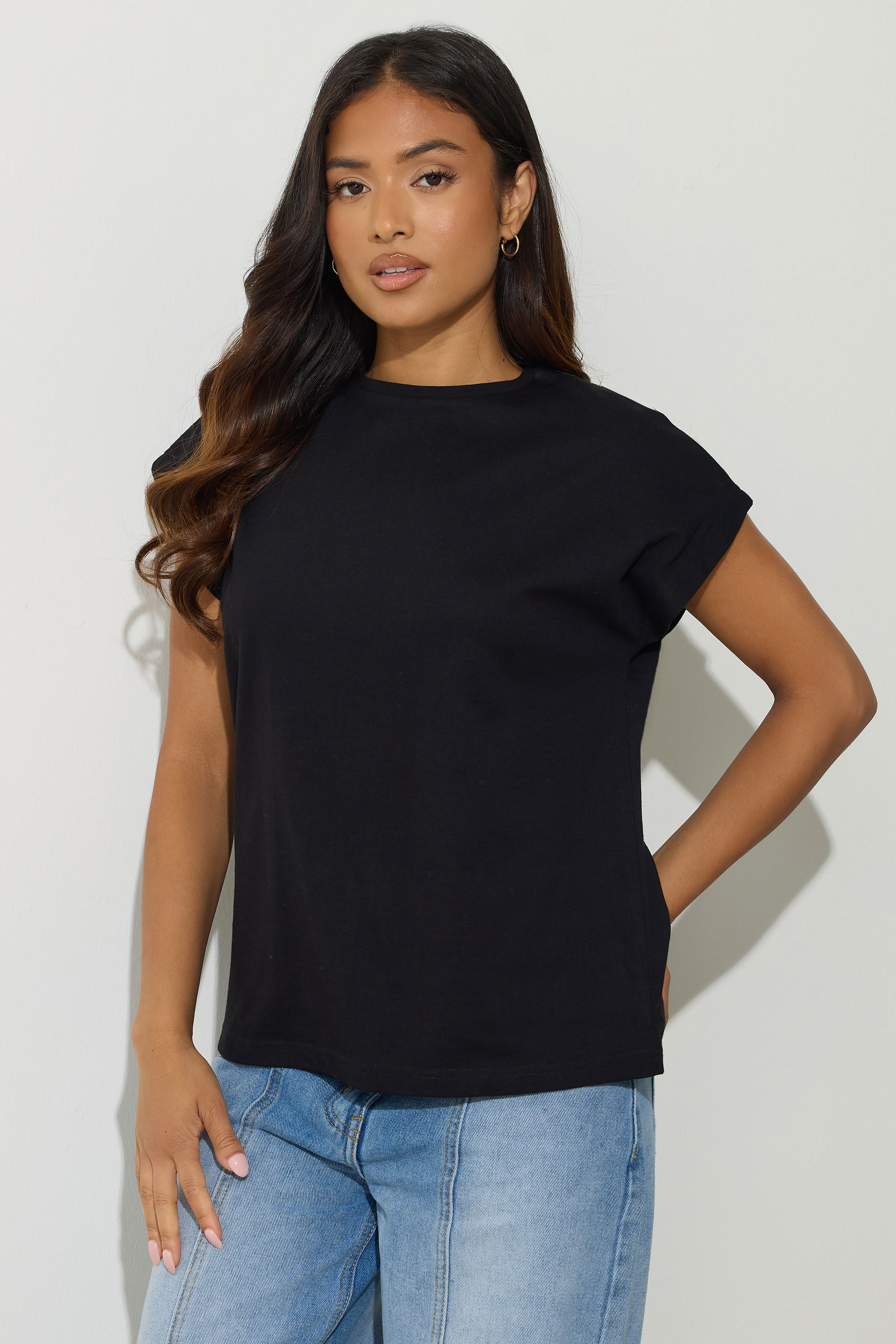 PixieGirl Petite Womens 2 PACK Black and White T-Shirts | PixieGirl 2