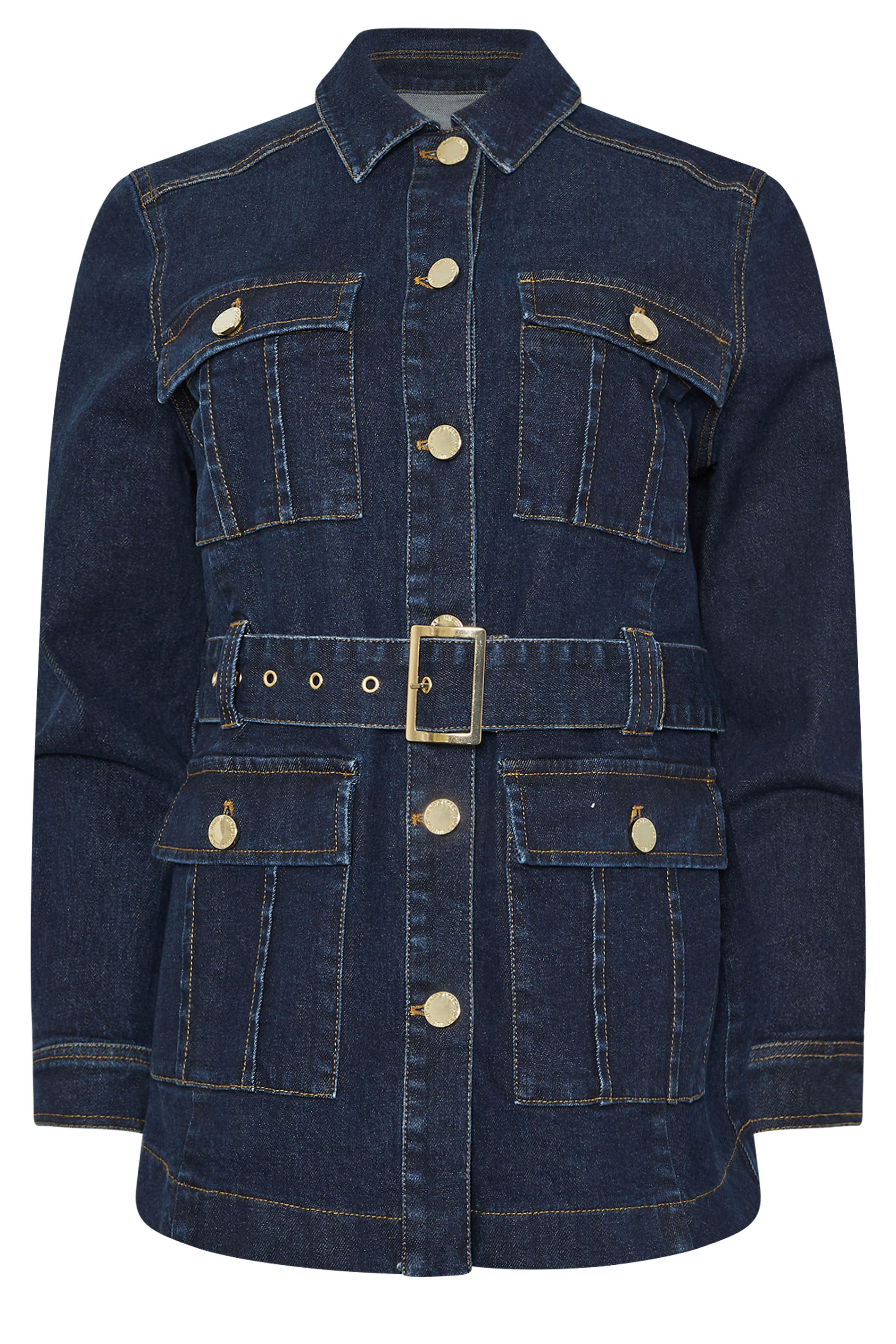 STAR Blue Belted Denim Jacket | StarByJM 7