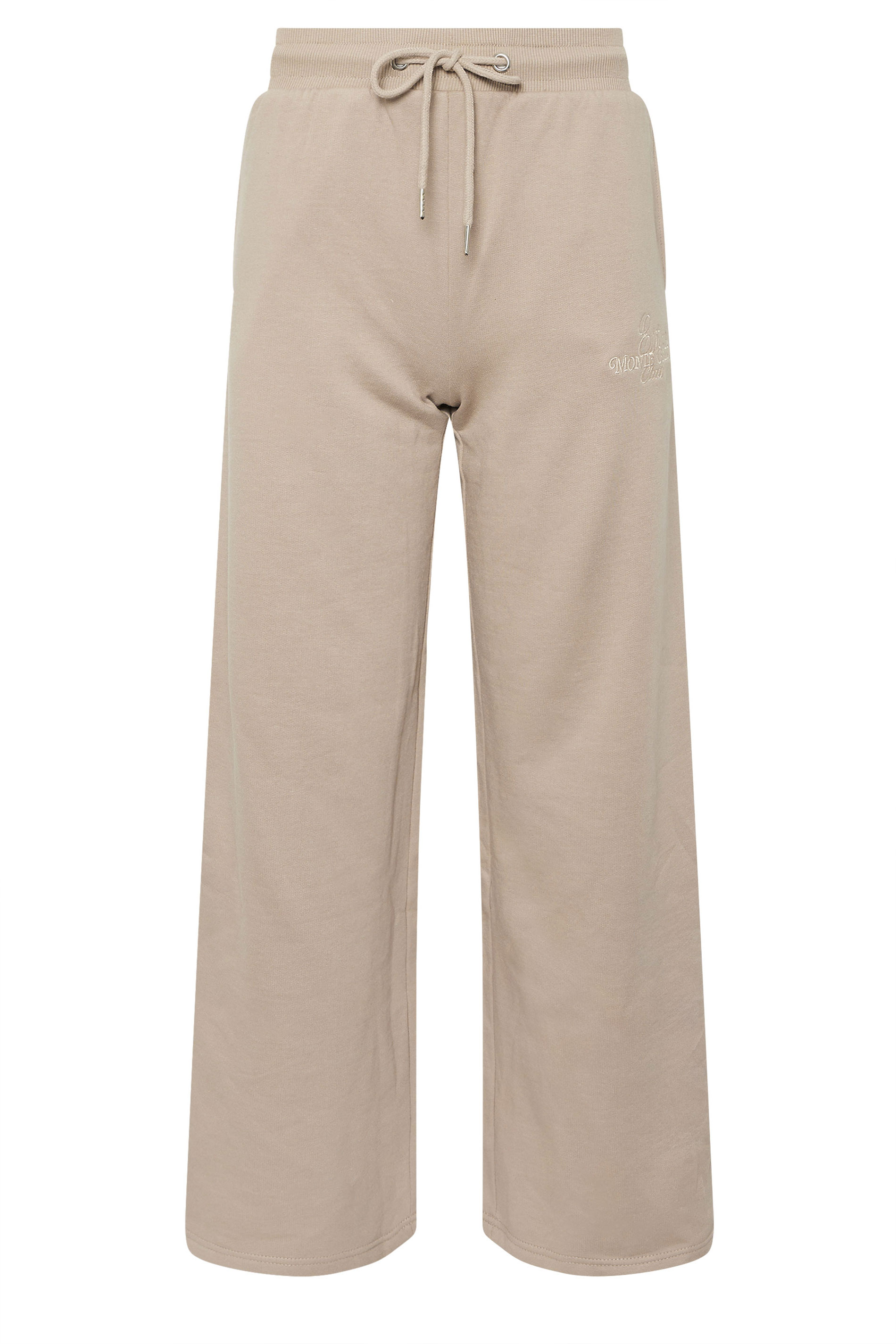 PixieGirl Petite Women's Stone Brown 'Monte Carlo' Embroidered Joggers | PixieGirl 7