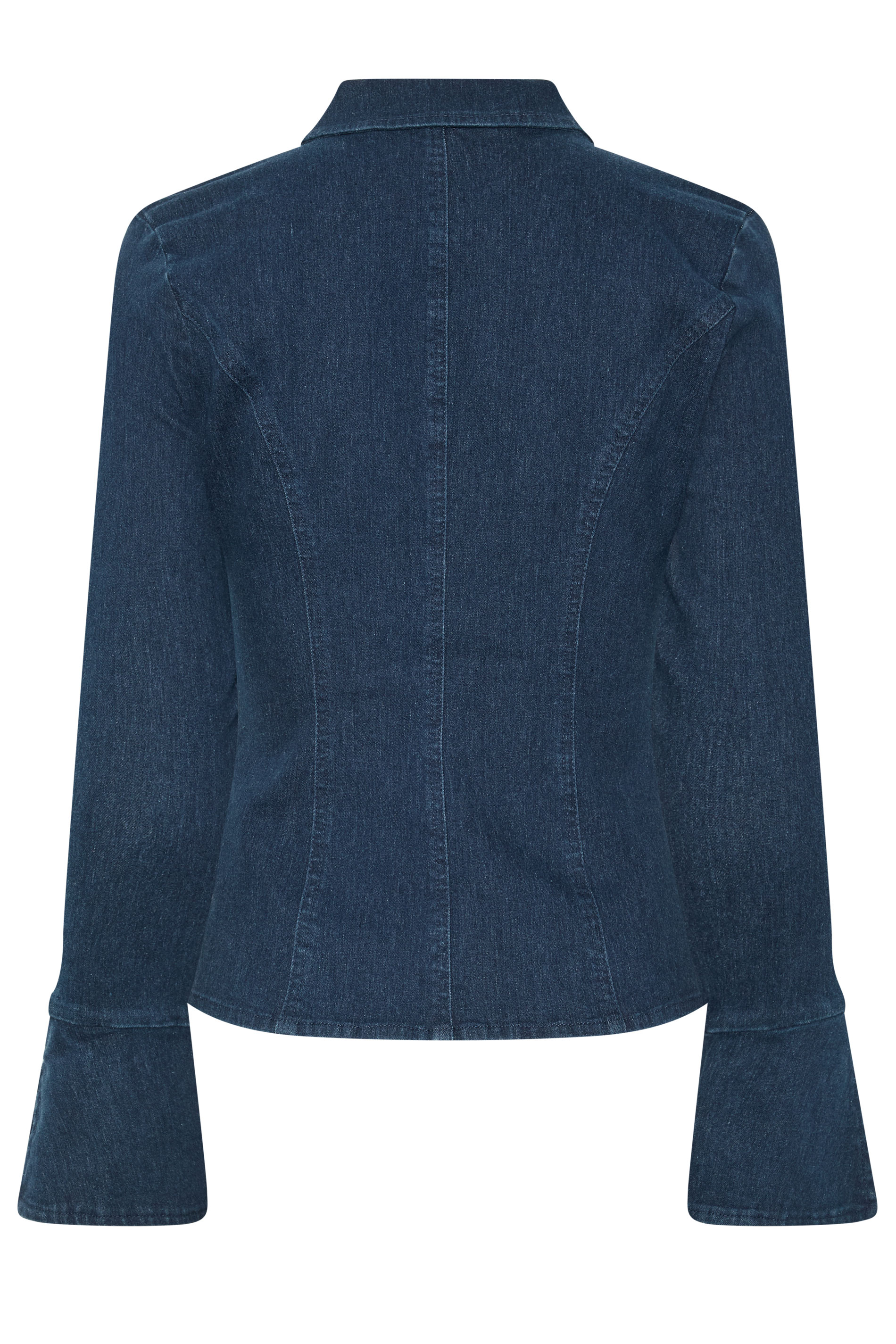 PixieGirl Petite Women's Indigo Blue Zip Denim Jacket | PixieGirl  2