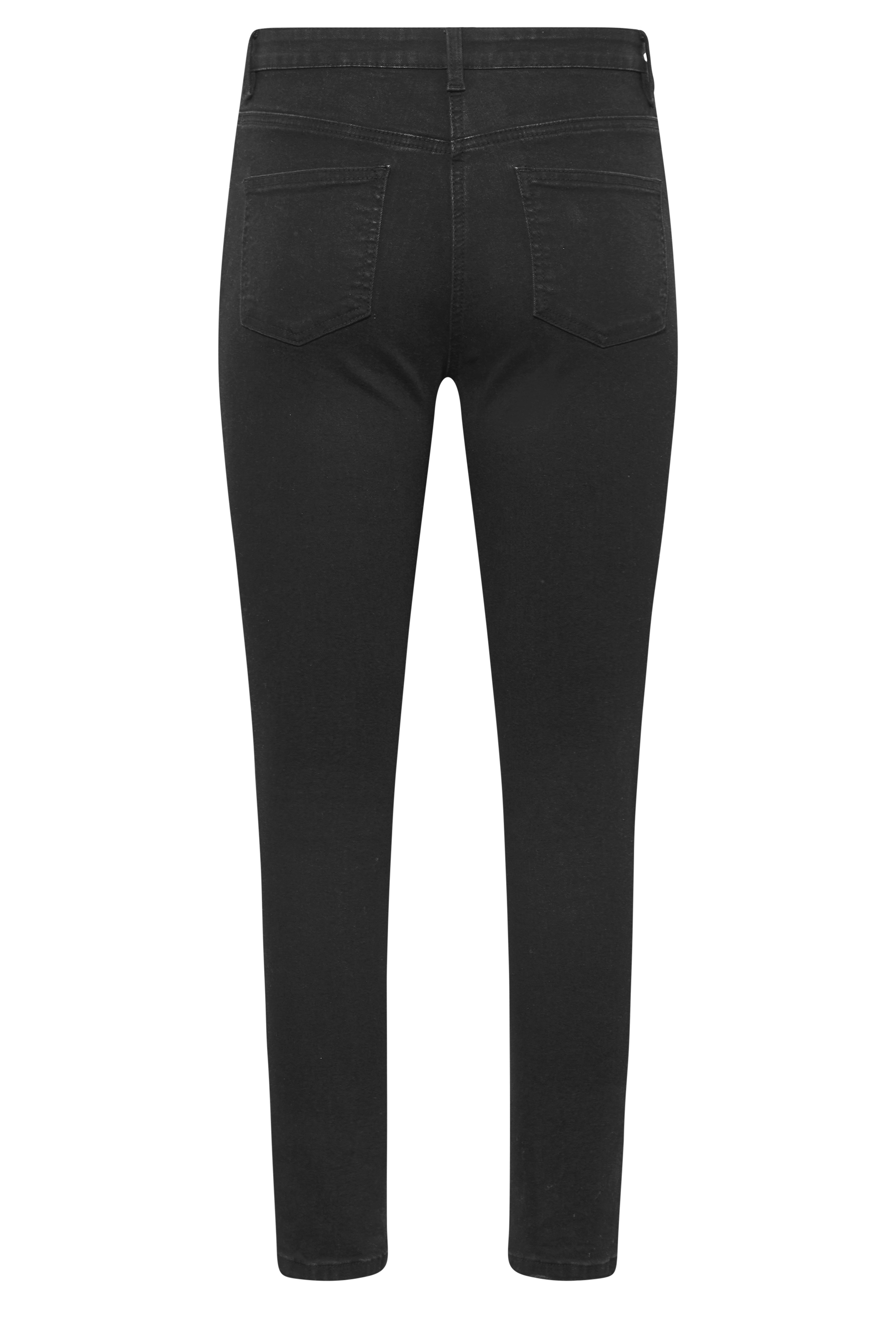 Petite Black Stud Skinny AVA Jeans | PixieGirl 7