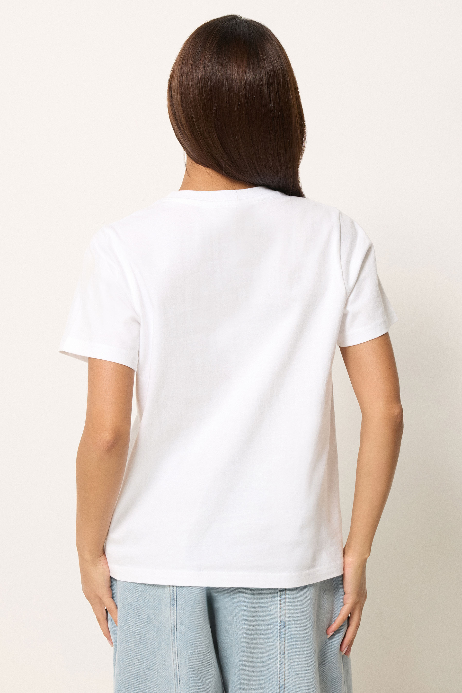 PixieGirl Petite Women's White Tomato Cotton Graphic T-Shirt | PixieGirl 4