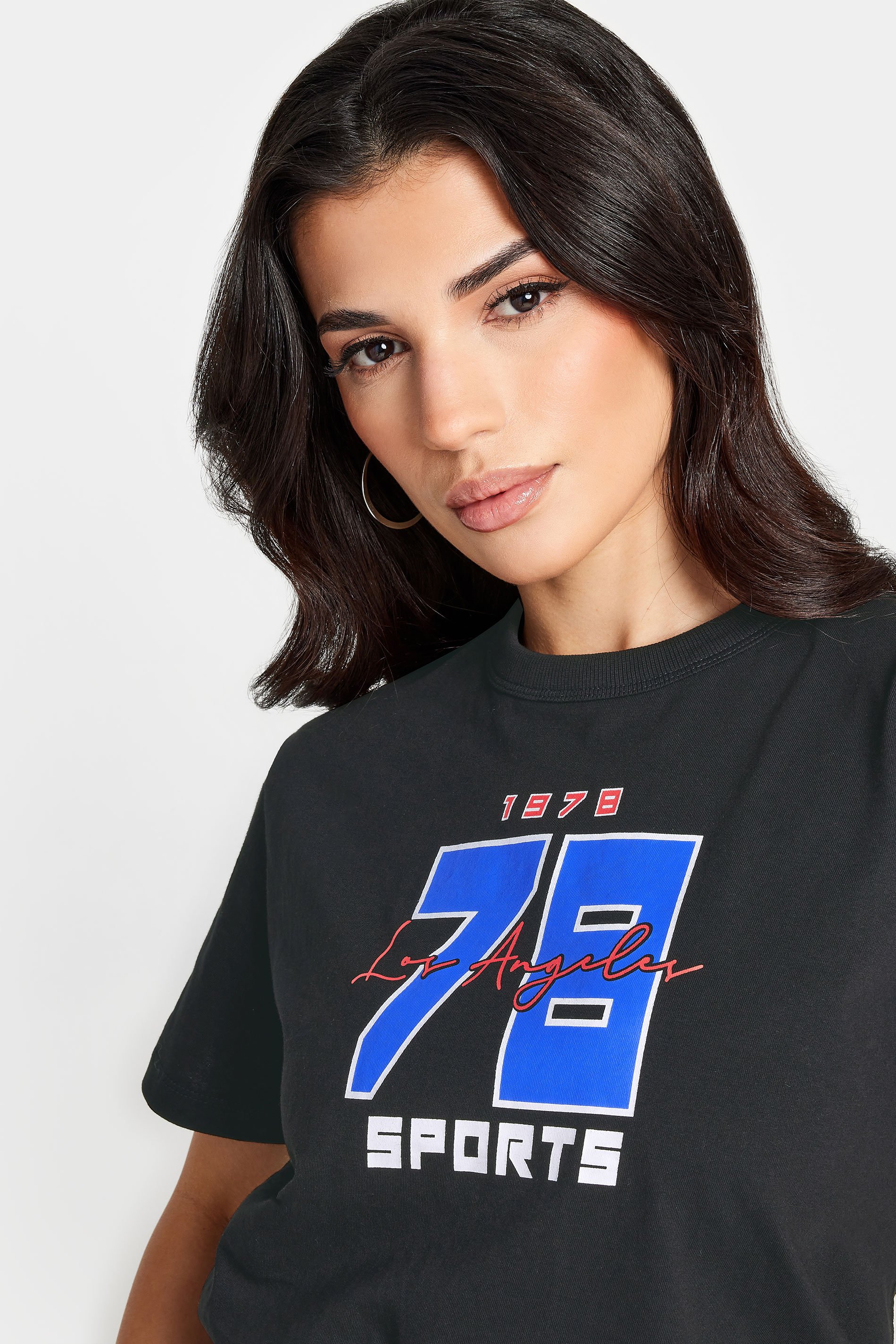 PixieGirl Black '1978 Sports' Slogan T-Shirt | PixieGirl 5