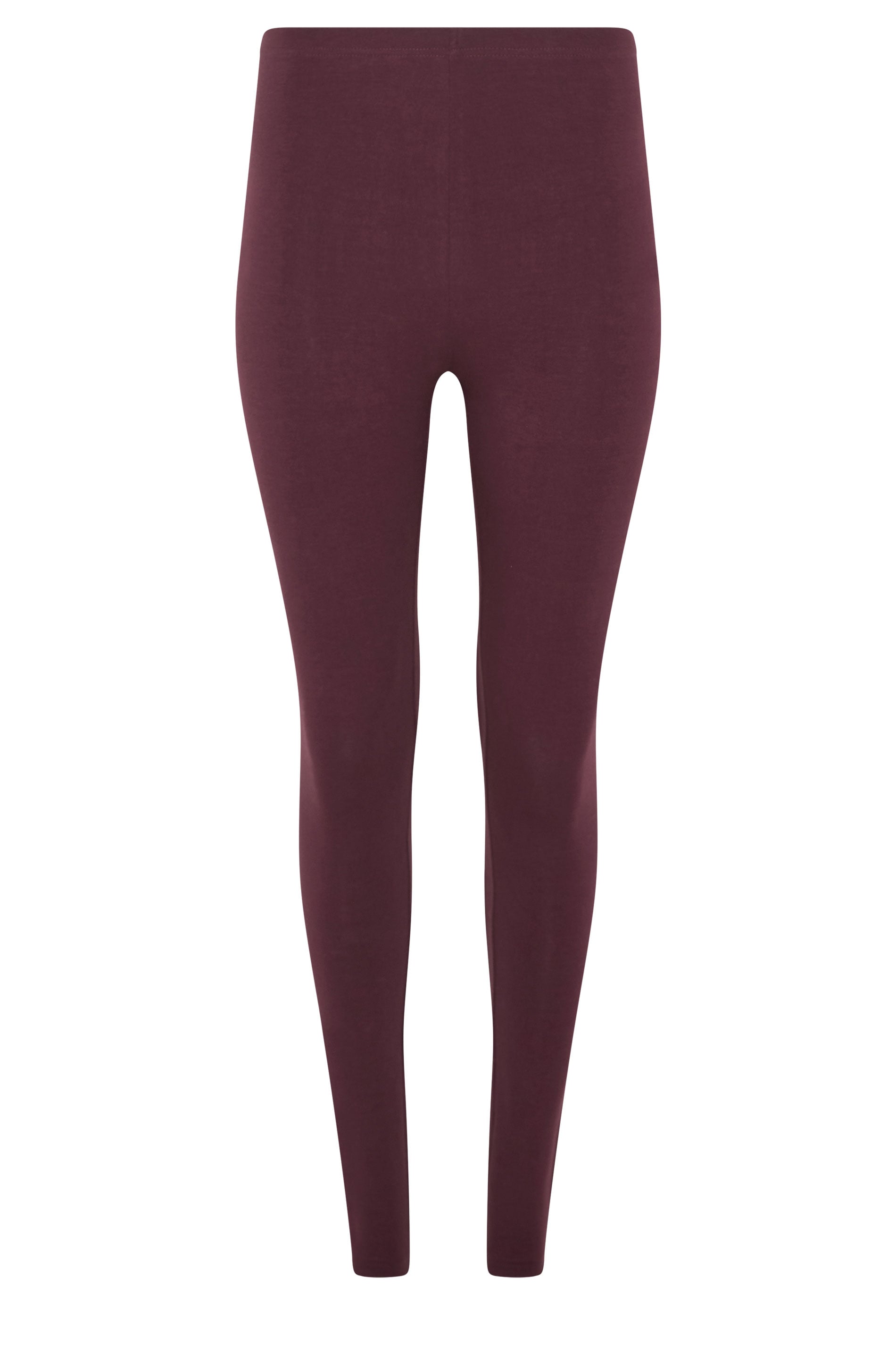 M&Co Berry Purple Stretch Leggings | M&Co 5