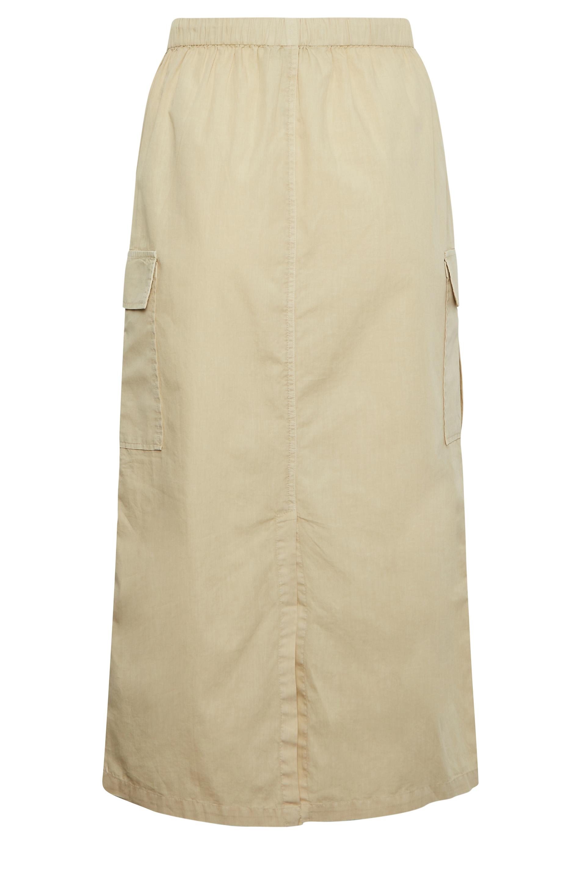 Petite Beige Brown Parachute Maxi Skirt | PixieGirl 6