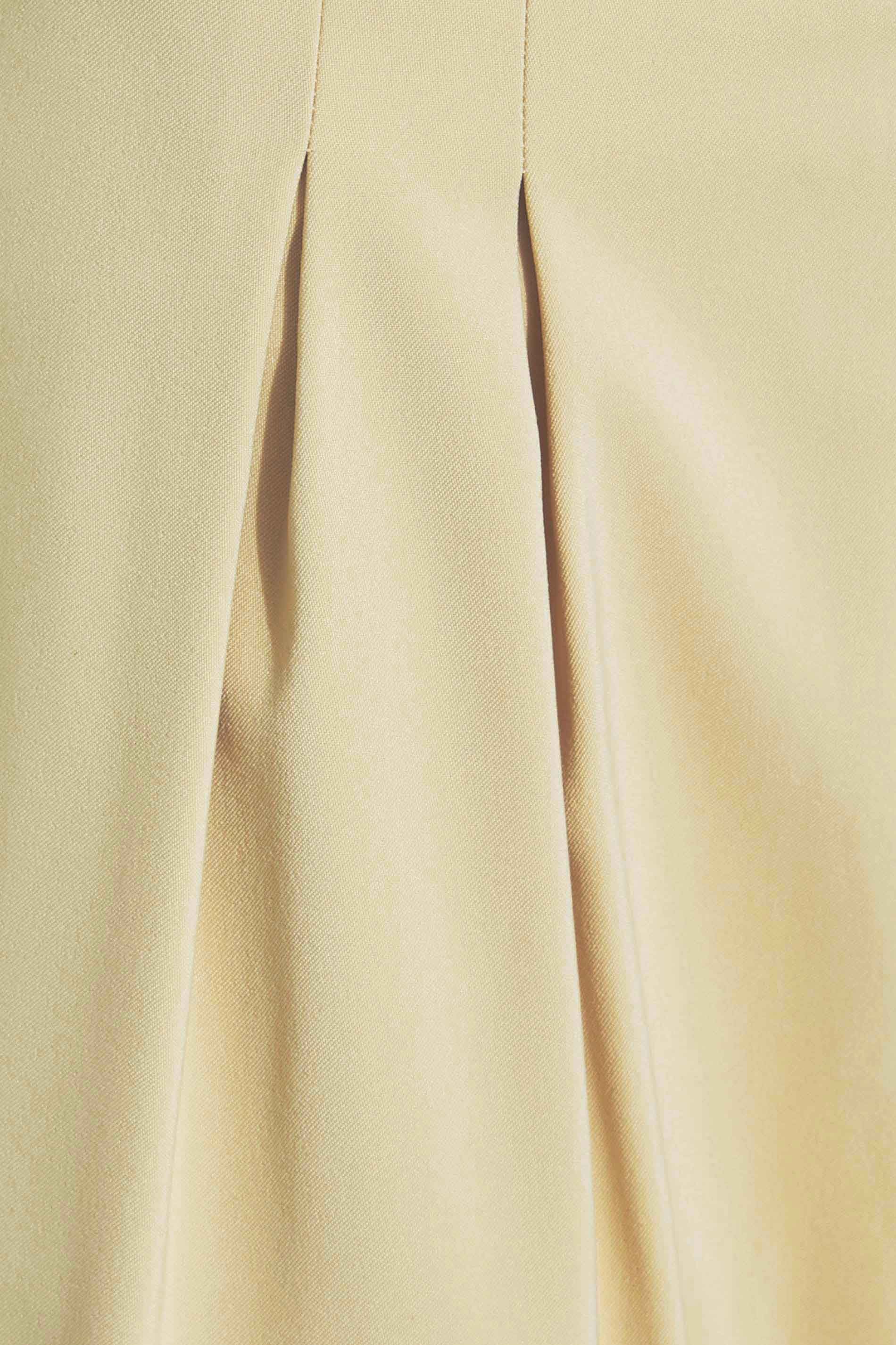 Petite Beige Brown Belted Tailored Trousers | PIxieGirl  4