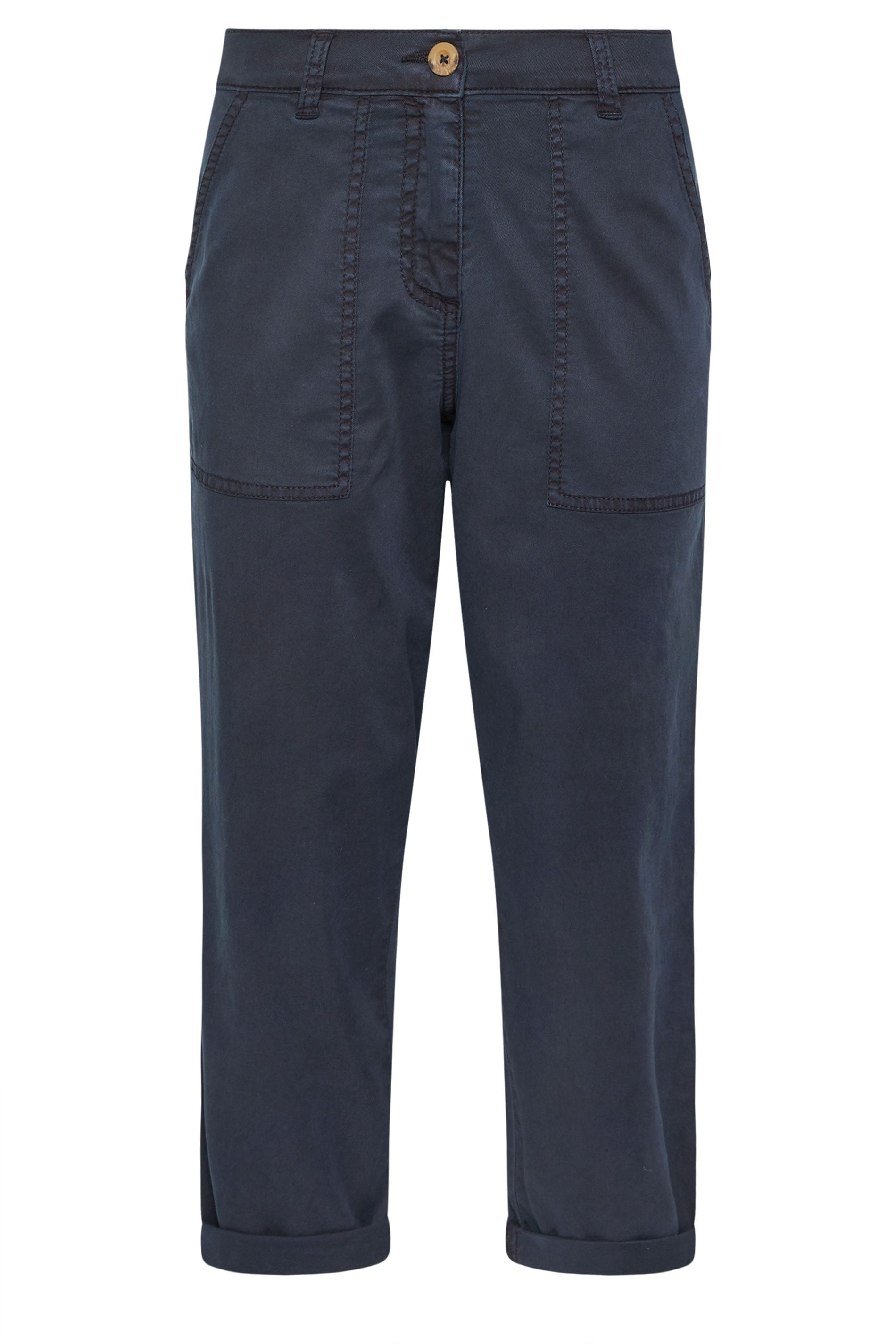 M&Co Navy Blue Carpenter Trousers | M&Co 5