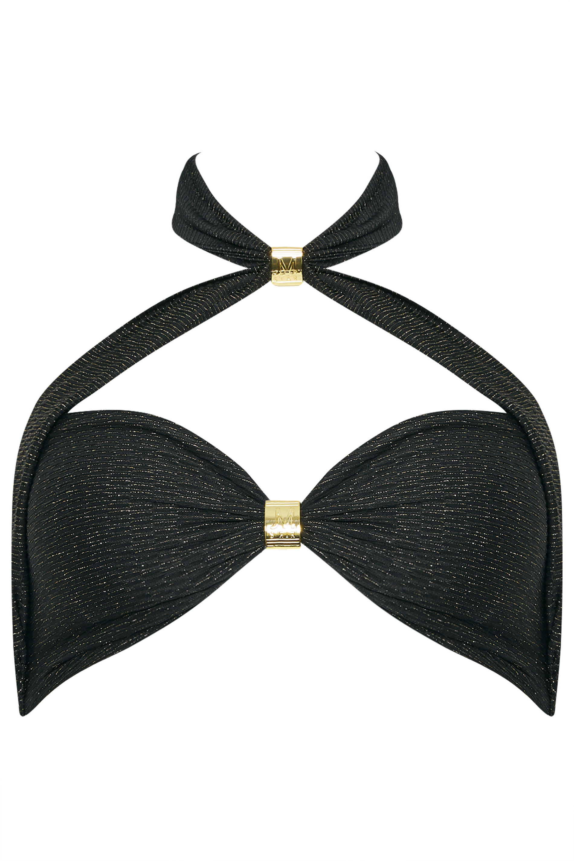 STAR Black Metallic Bikini Top | StarByJM 9