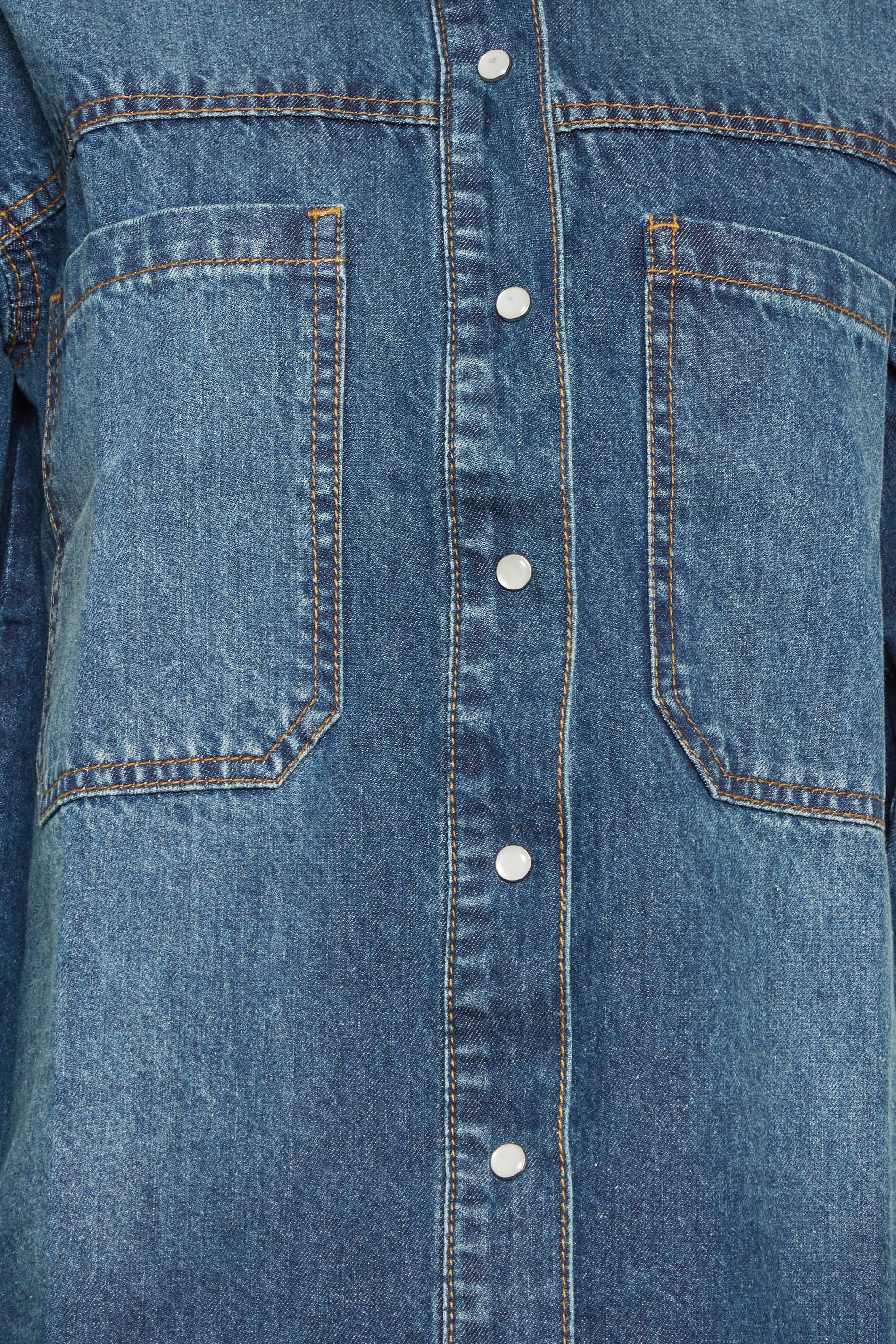 PixieGirl Petite Blue Denim Shacket | PixieGirl  6