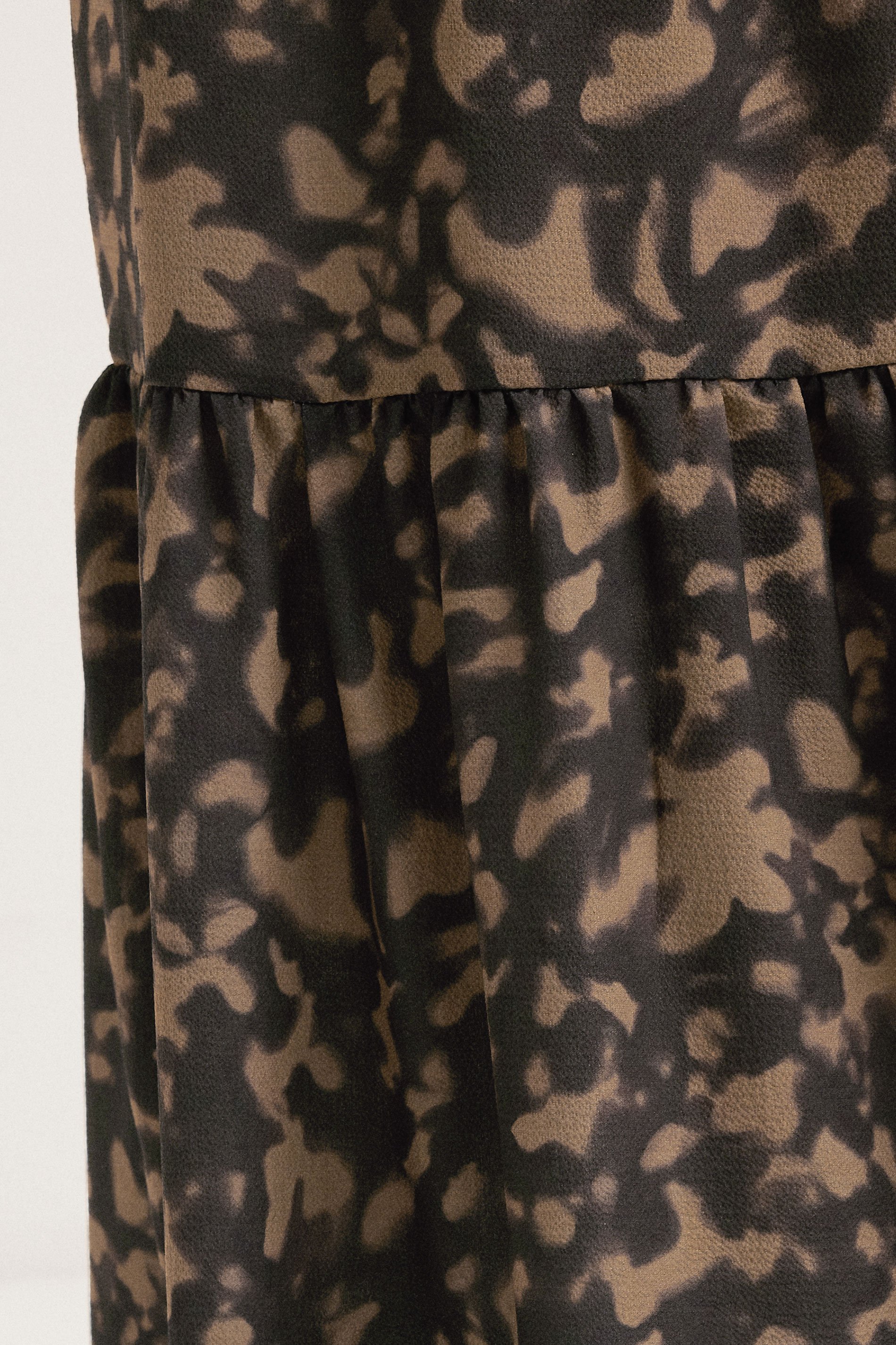 PixieGirl Petite Brown Tortoiseshell Tiered Skirt | PixieGirl 4