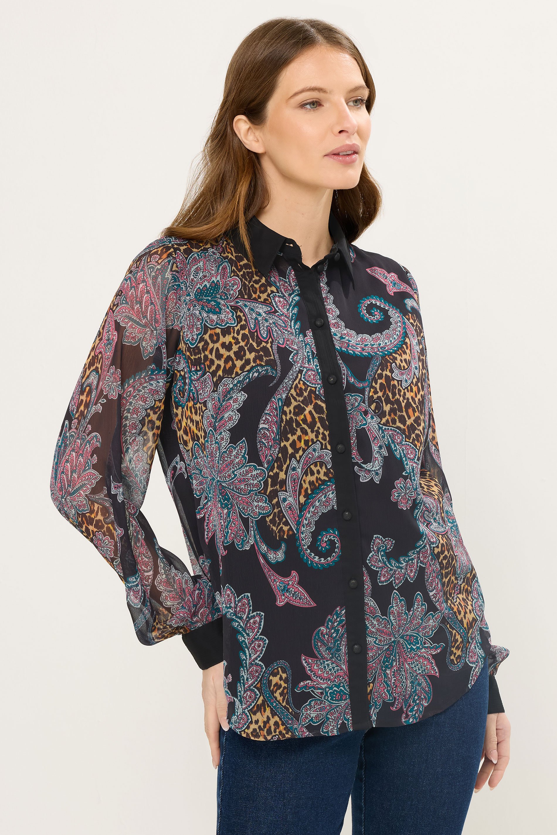 STAR Black Paisley Print Shirt | StarByJM 2