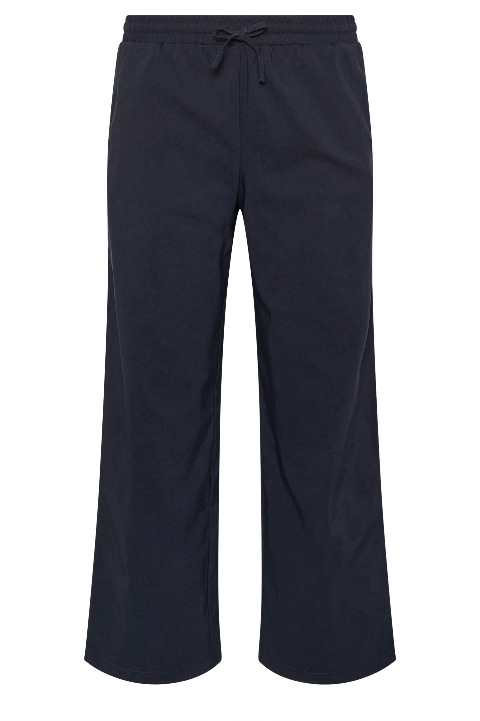 PixieGirl Petite Women's Navy Blue & White Side Stripe Trousers | PixieGirl 6