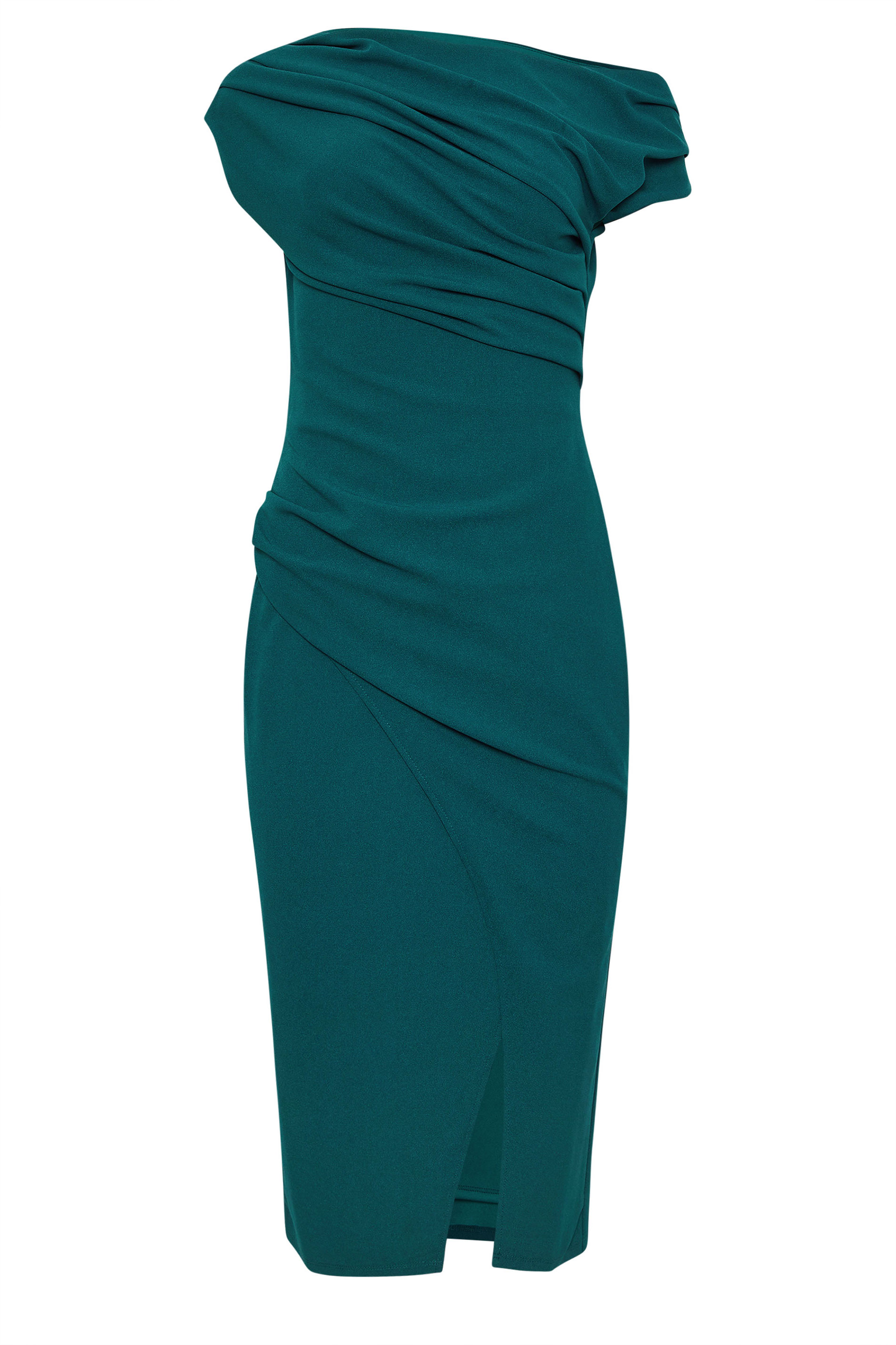 STAR Green Draped Midi Dress | StarByJM 5