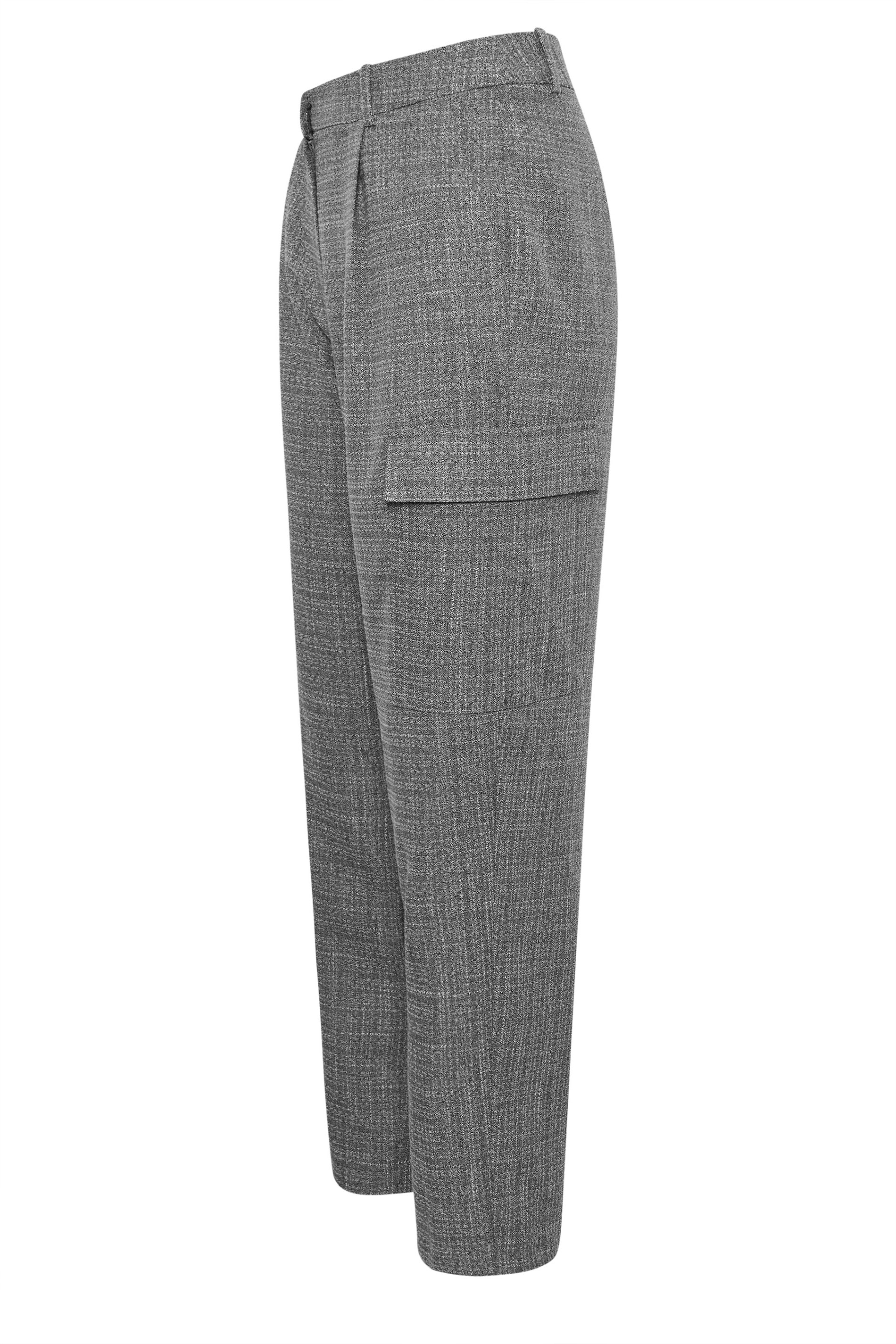 M&Co Grey Textured Cargo Trousers | M&Co 7