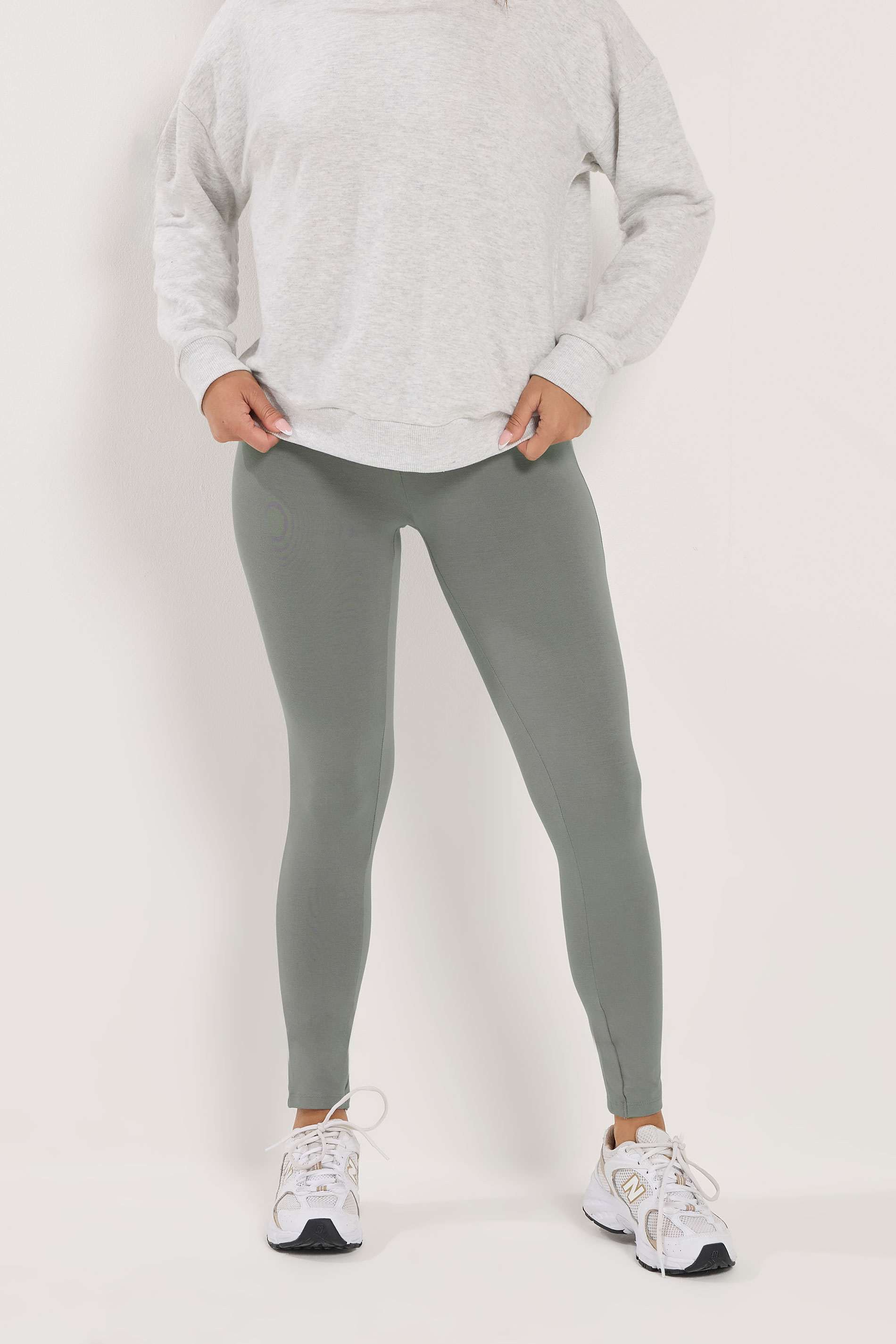PixieGirl Petite 2 PACK Women's Grey & Black Leggings | PixieGirl 4