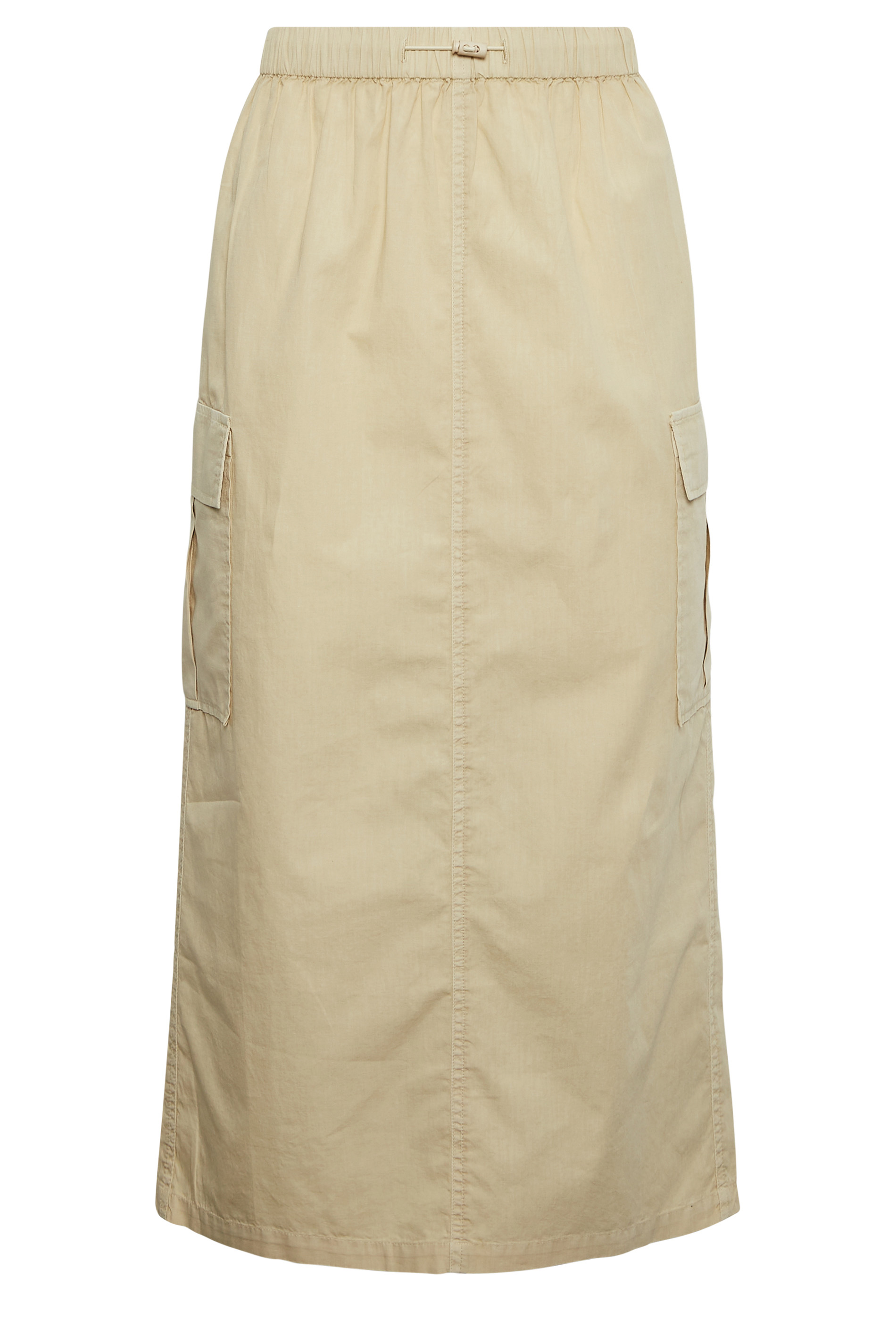 Petite Beige Brown Parachute Maxi Skirt | PixieGirl 5