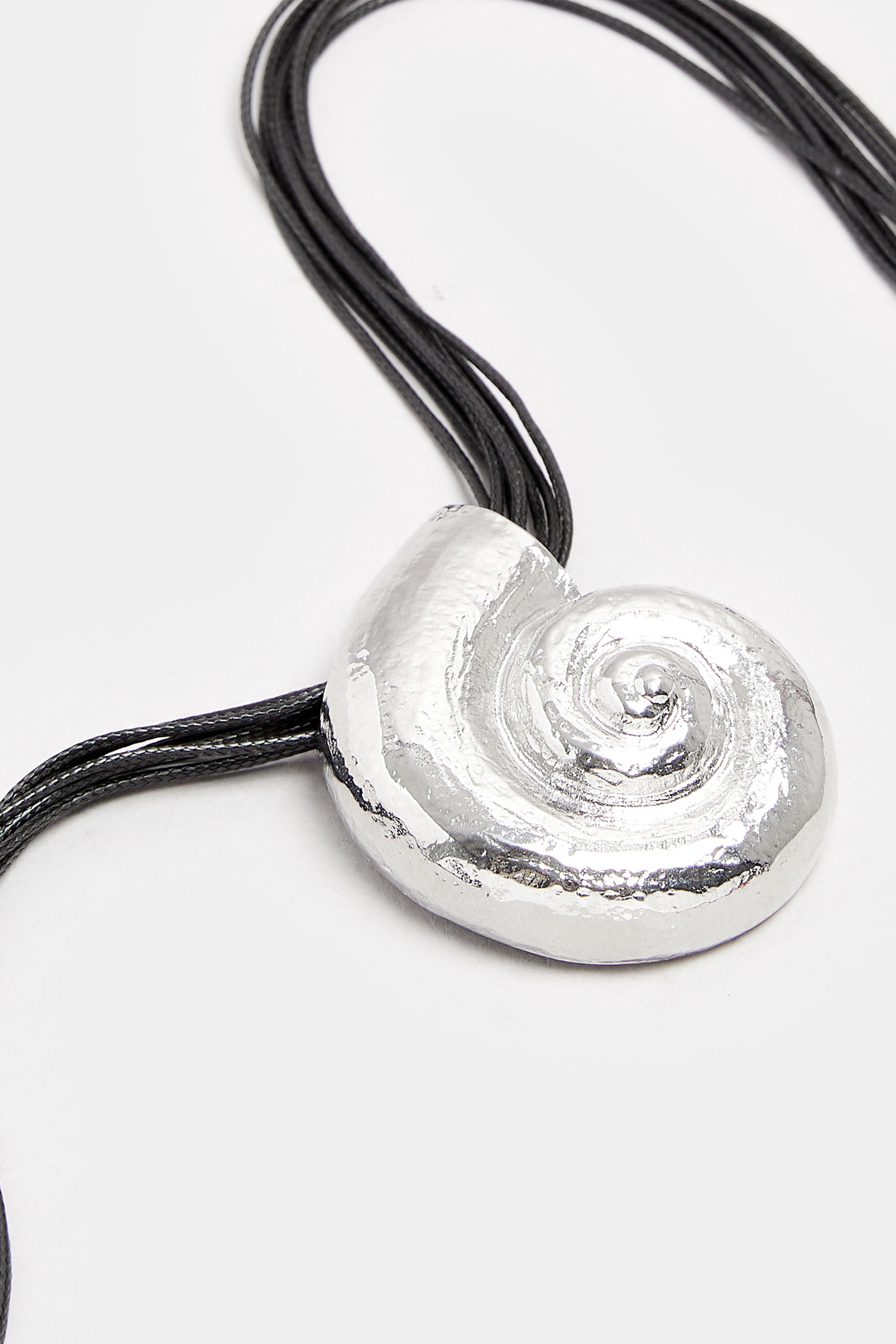 Silver Tone Shell Statement Necklace | Yours Clothing 3