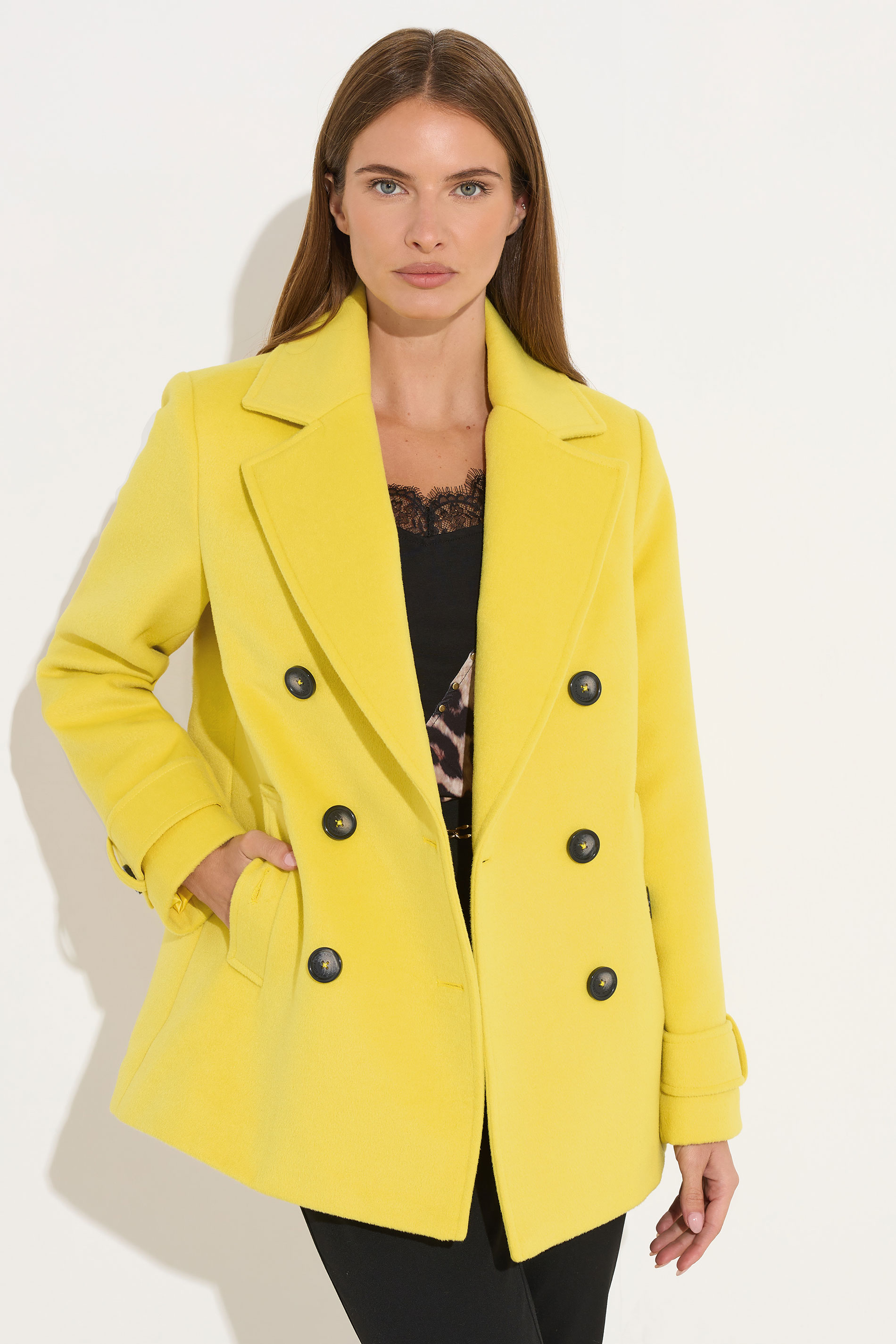 STAR Yellow Button Through Coat | StarByJM 2