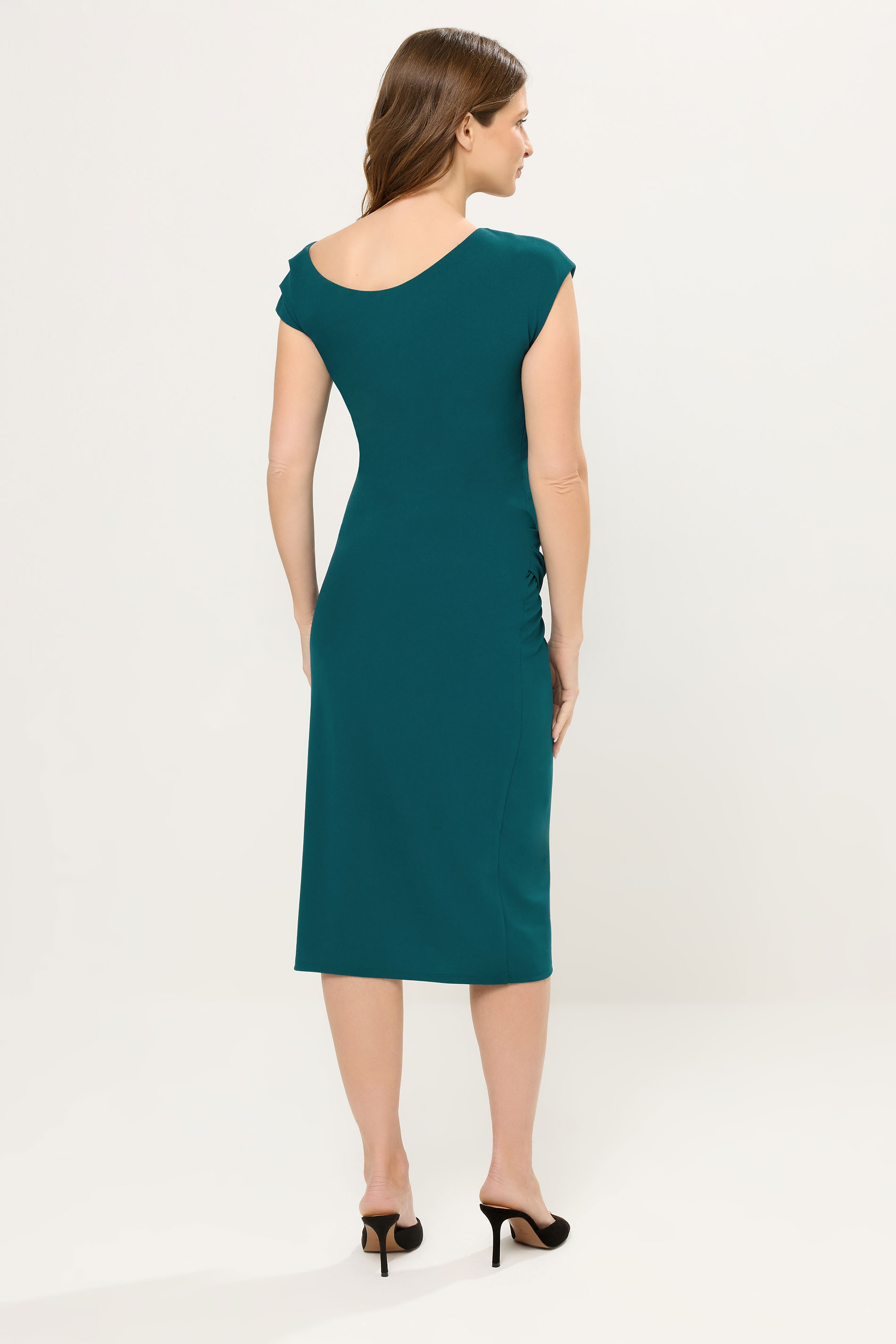 STAR Green Draped Midi Dress | StarByJM 3