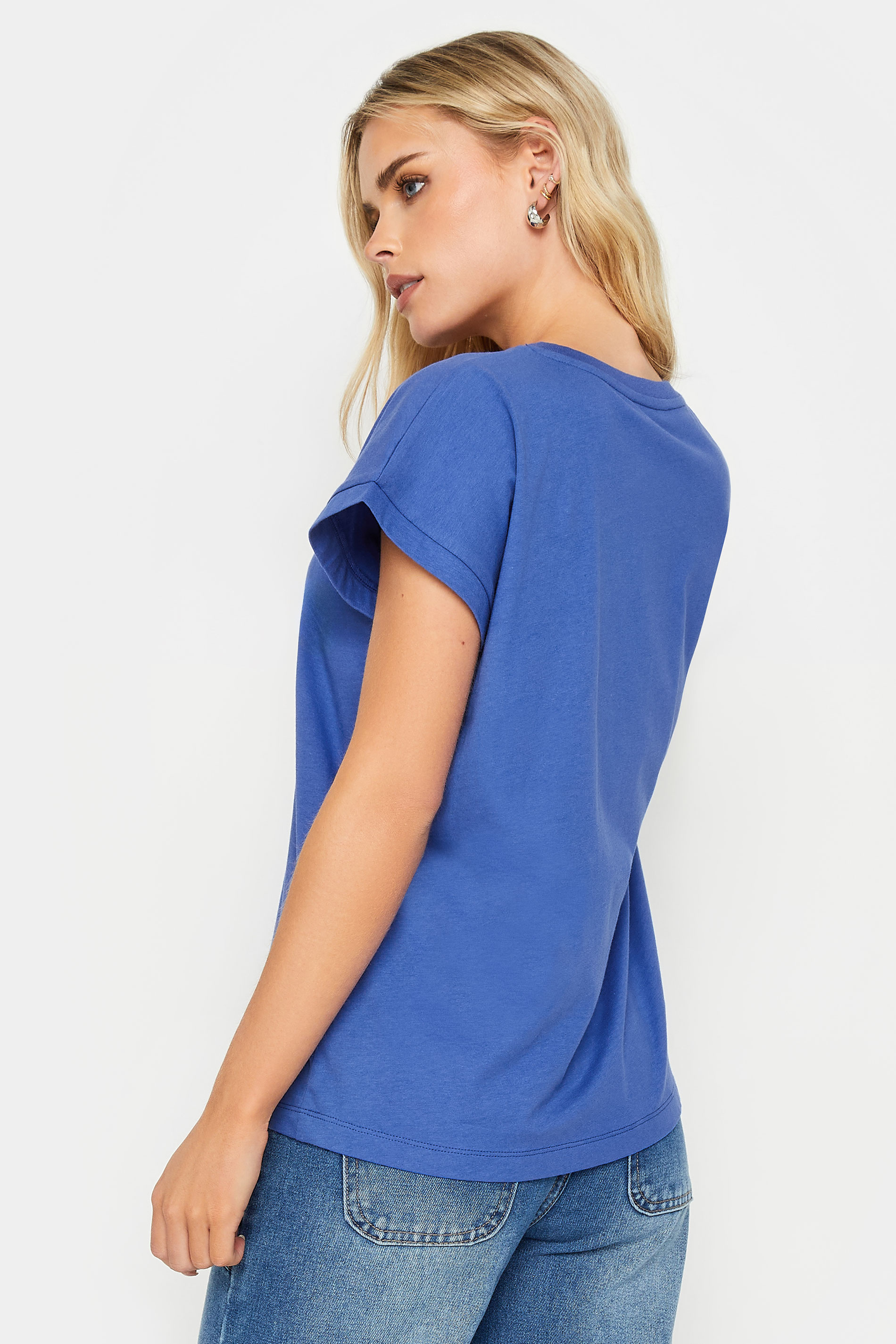 PixieGirl Petite Women's Blue Short Sleeve T-Shirt | PixieGirl 3