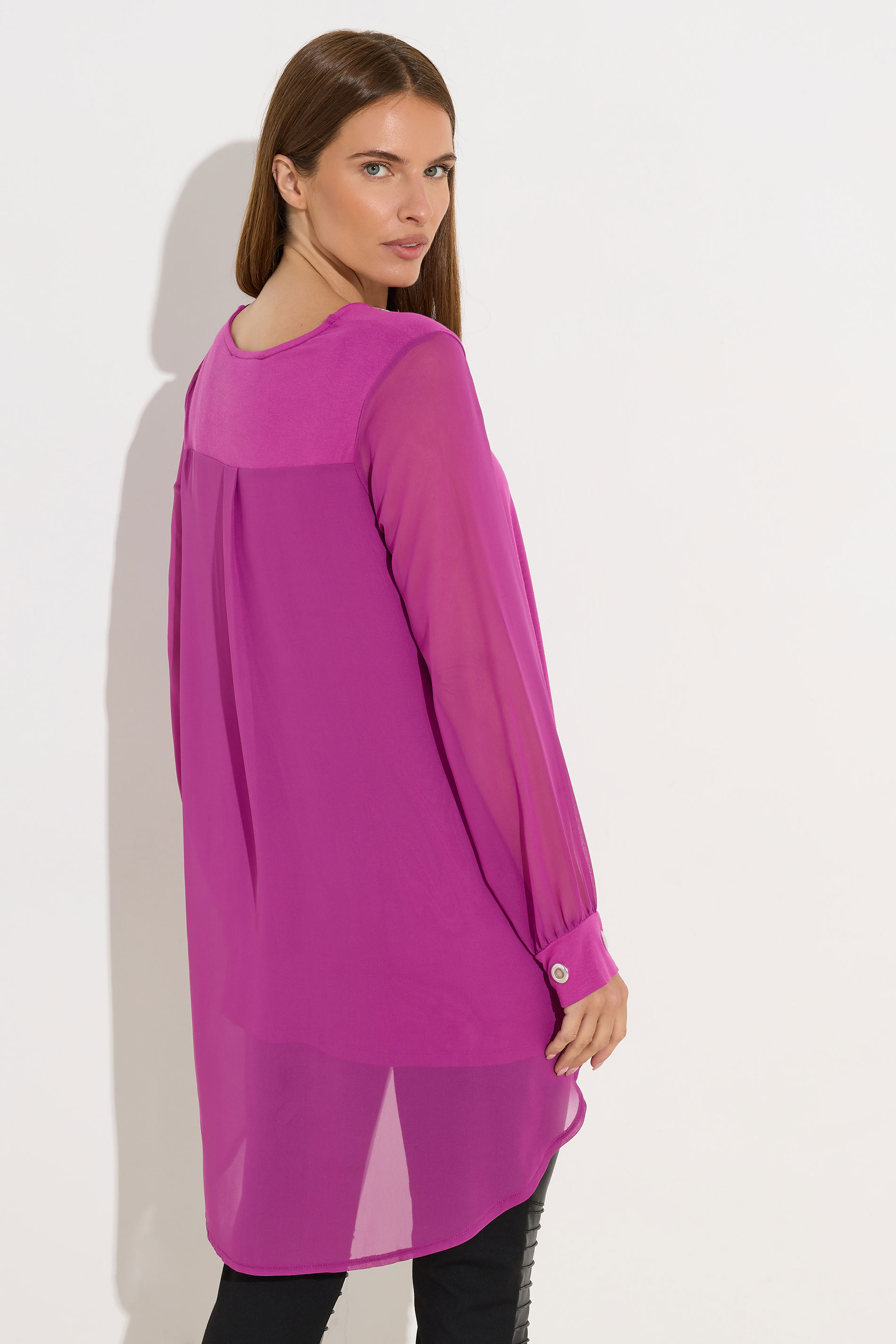 STAR Magenta Pink Eyelet Zip Top | StarByJM 5