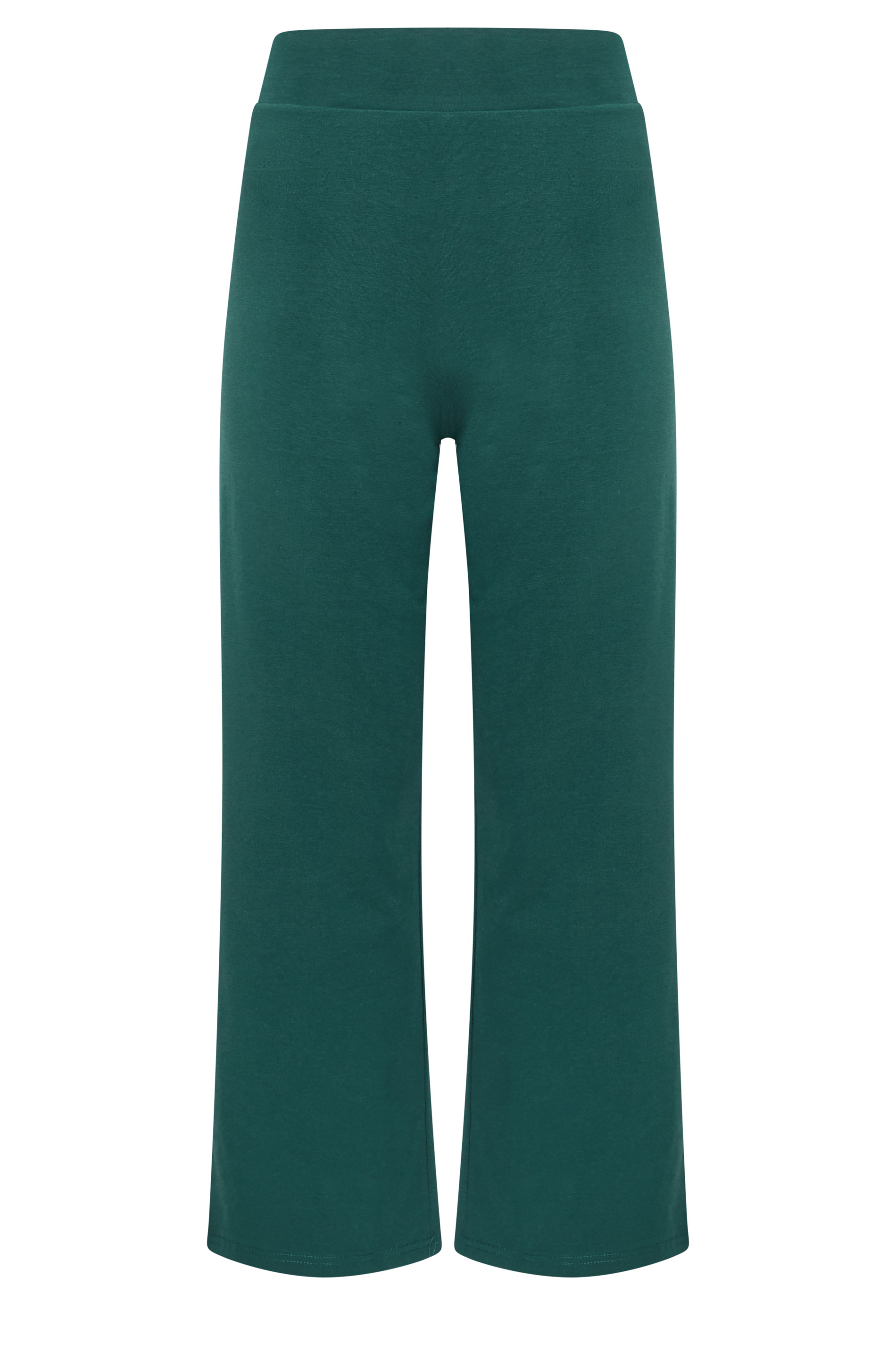 PixieGirl Petite Women's Dark Green Wide Leg Yoga Pants | Pixie Girl 1