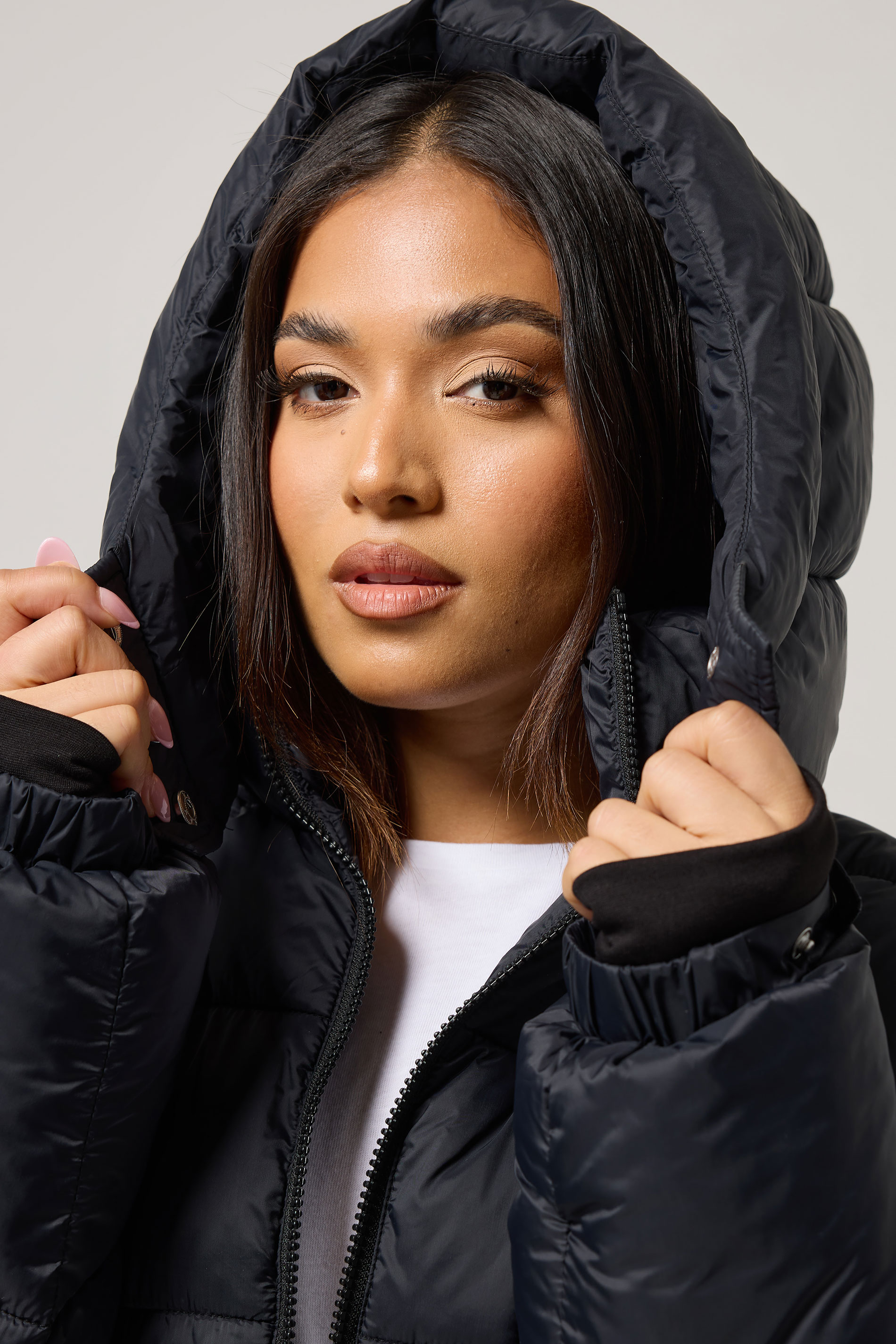 PixieGirl Petite Women's Black Padded Ski Jacket | PixieGirl 4