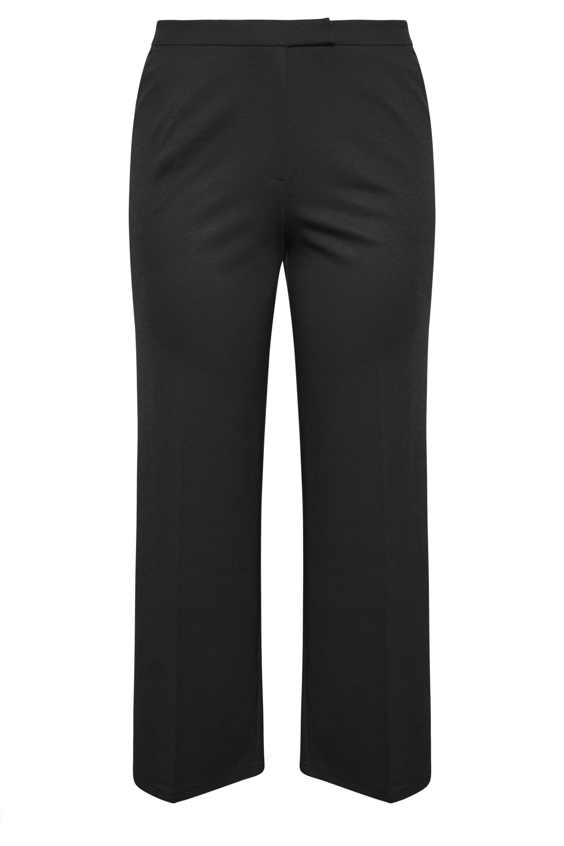M&Co Black Ponte Wide Leg Trousers | M&Co 7