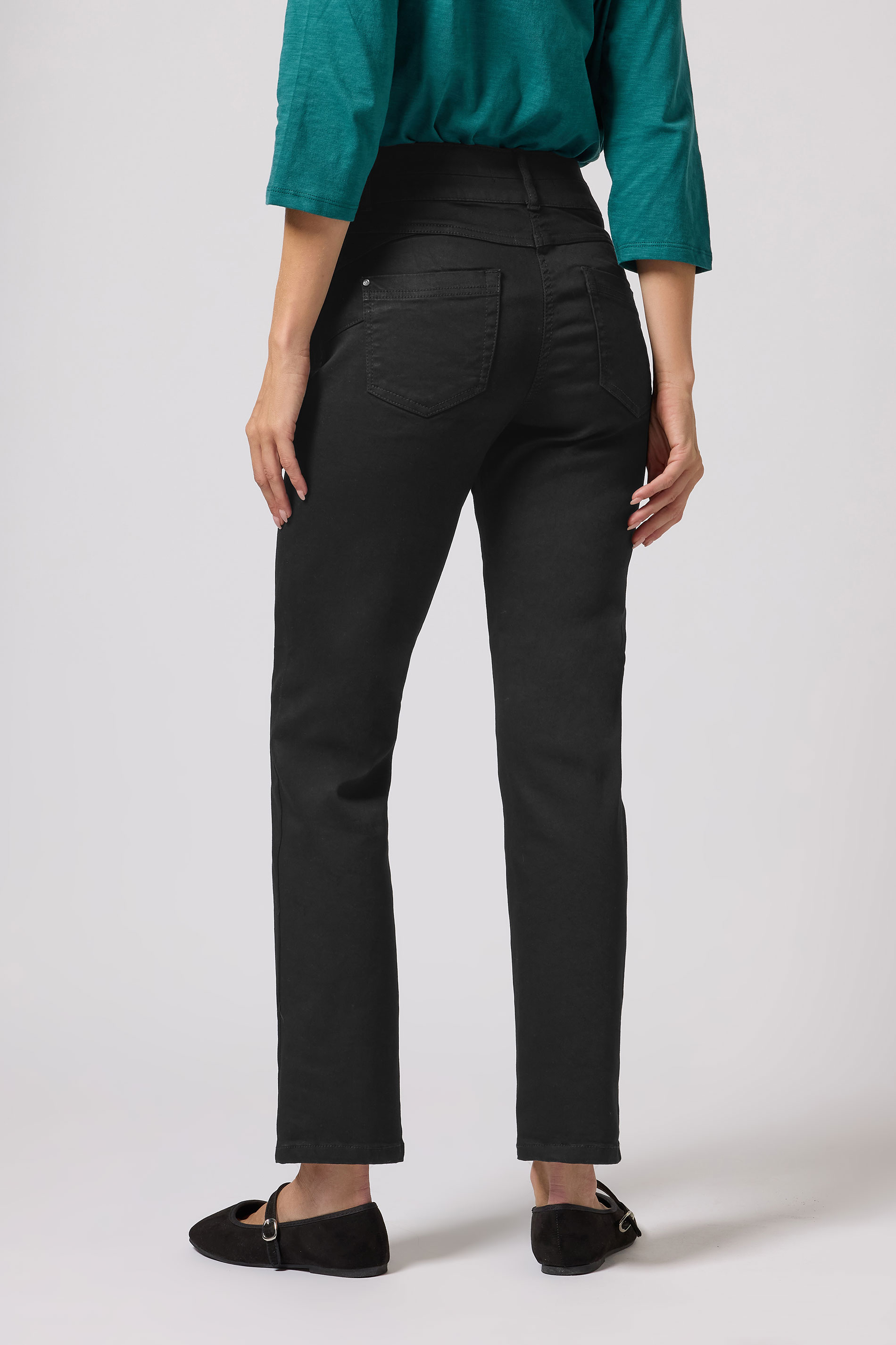 M&Co Black Lift & Shape Straight Leg Jeans | M&Co 4
