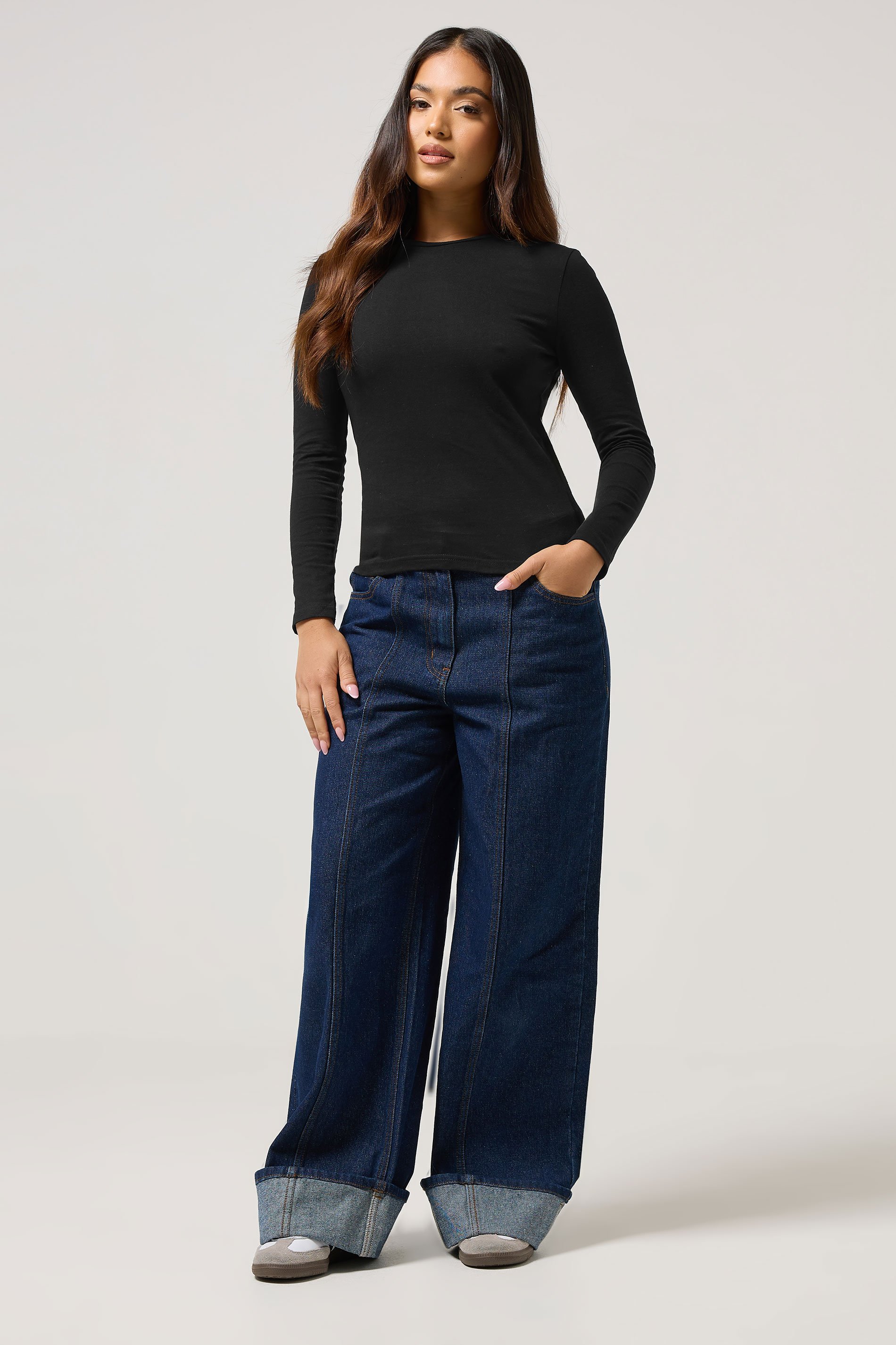 PixieGirl Petite Womens 2 PACK Black & White Cotton T-Shirts | PixieGirl 3