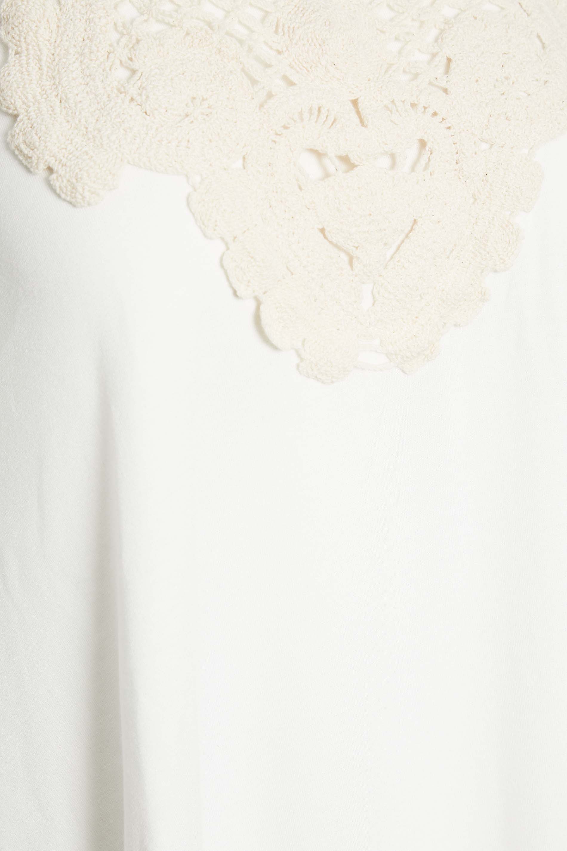 PixieGIrl White Crochet Trim Vest Top | PixieGirl 5