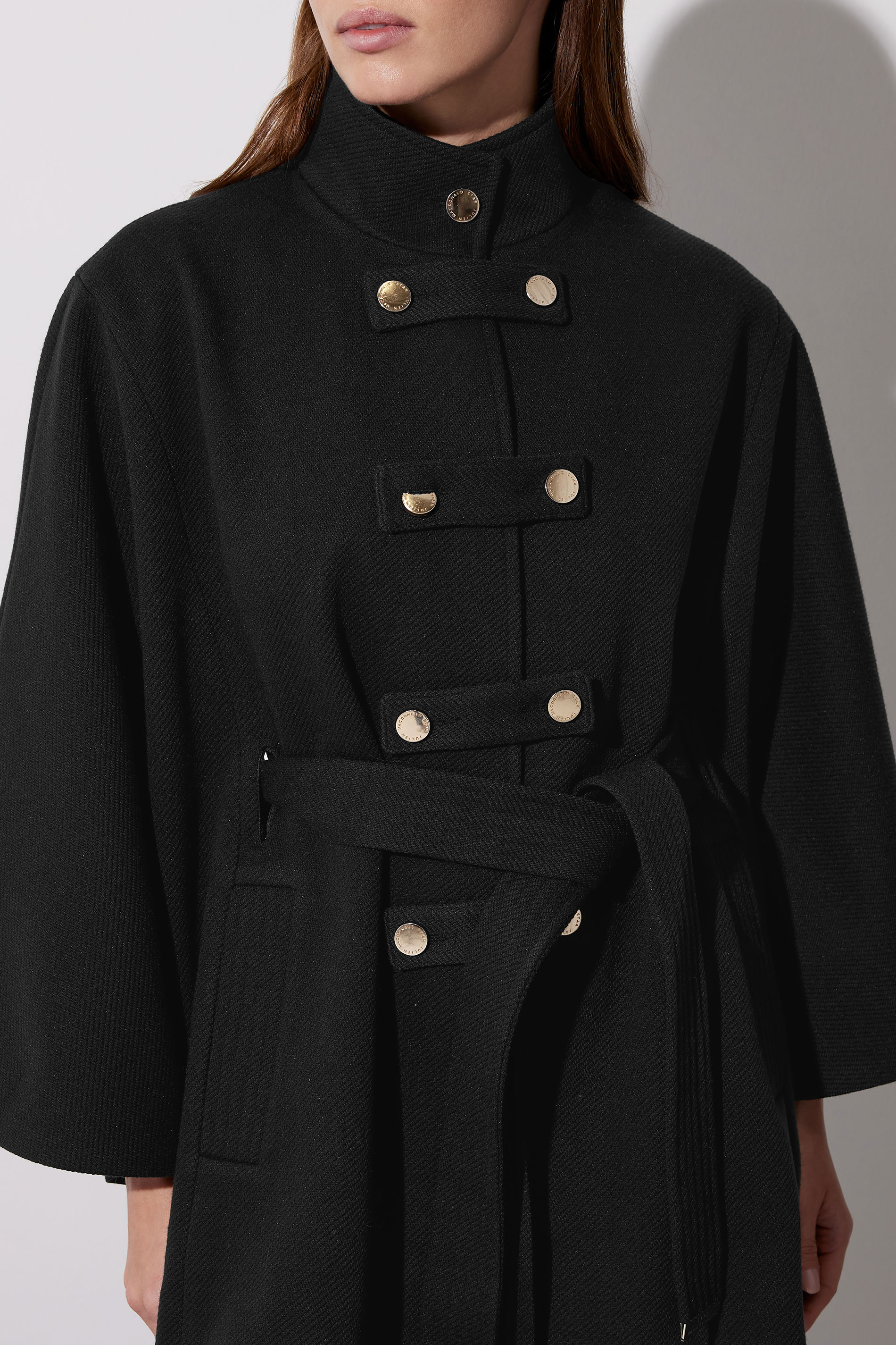 STAR Black Military Cape Jacket | STAR x JM 5