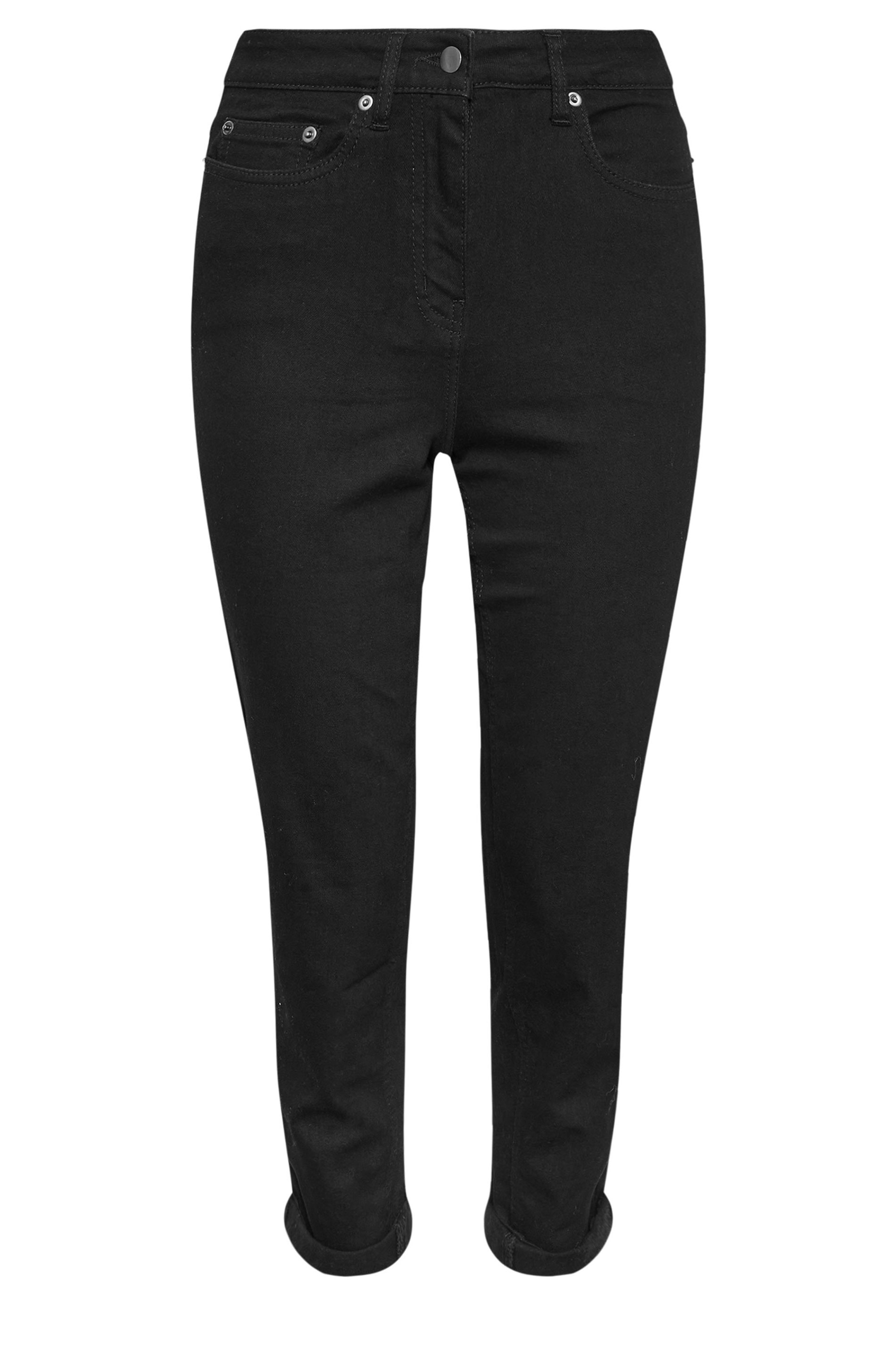 PixieGirl Petite Women's Black Stretch Mom Jeans | PixieGirl 5