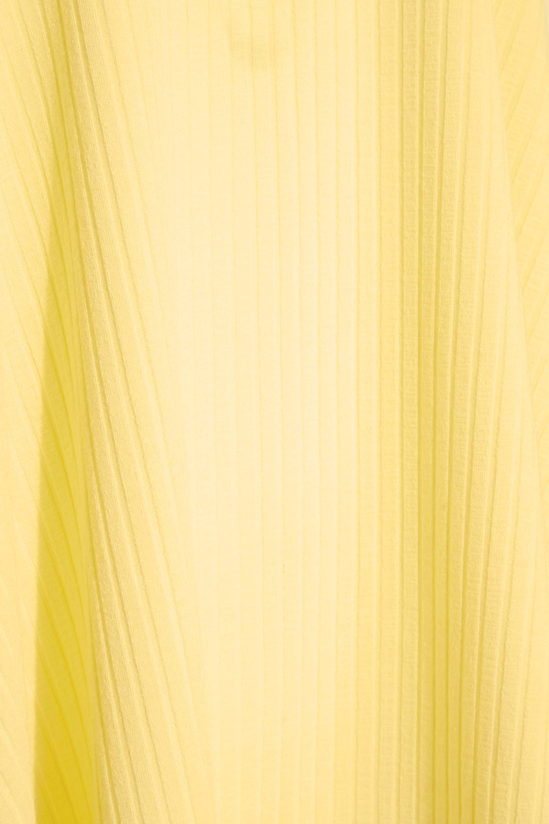 Petite Yellow Ribbed Swing Cami Top | PixieGirl  4