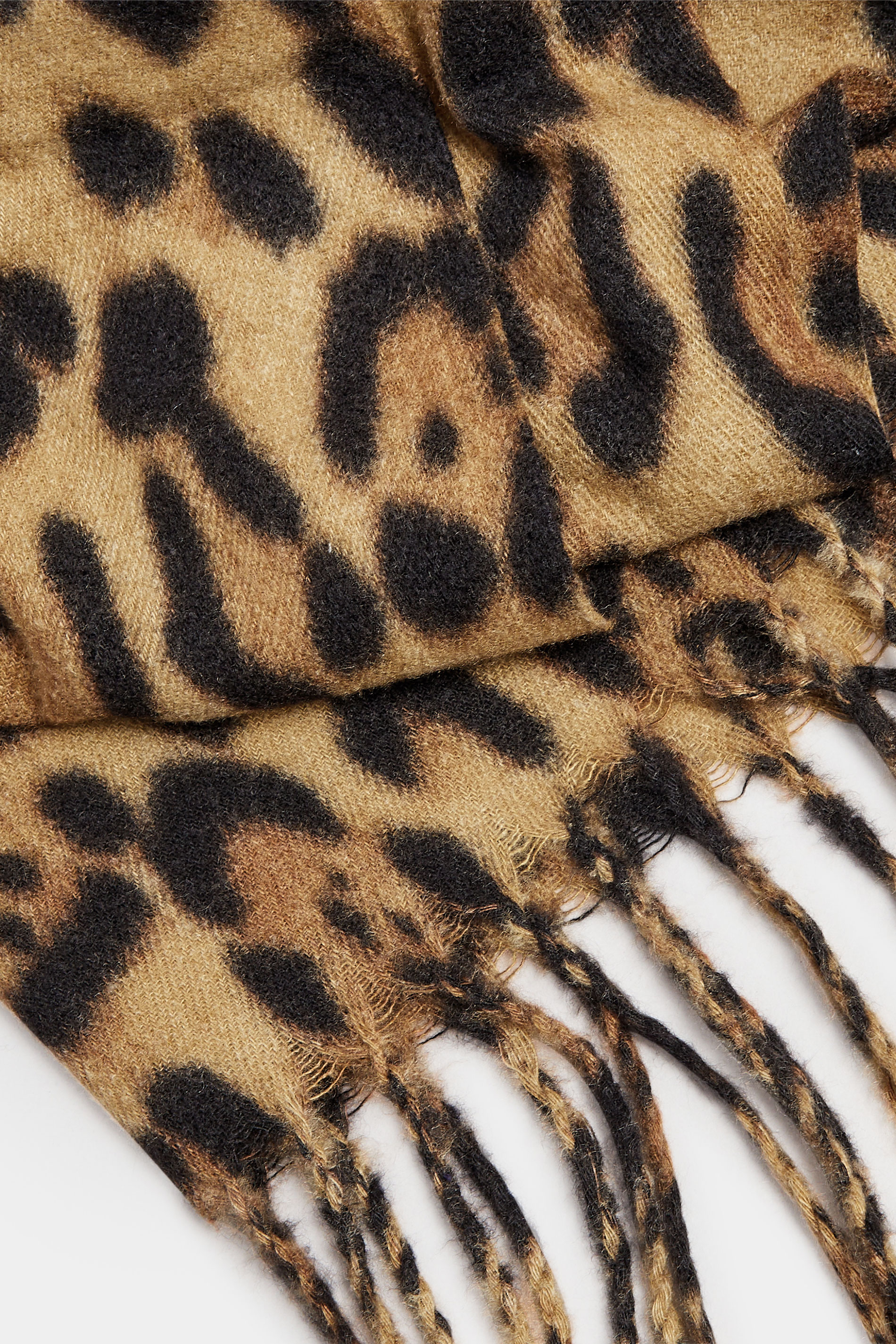 Beige Brown Leopard Print Scarf | Yours Clothing 3