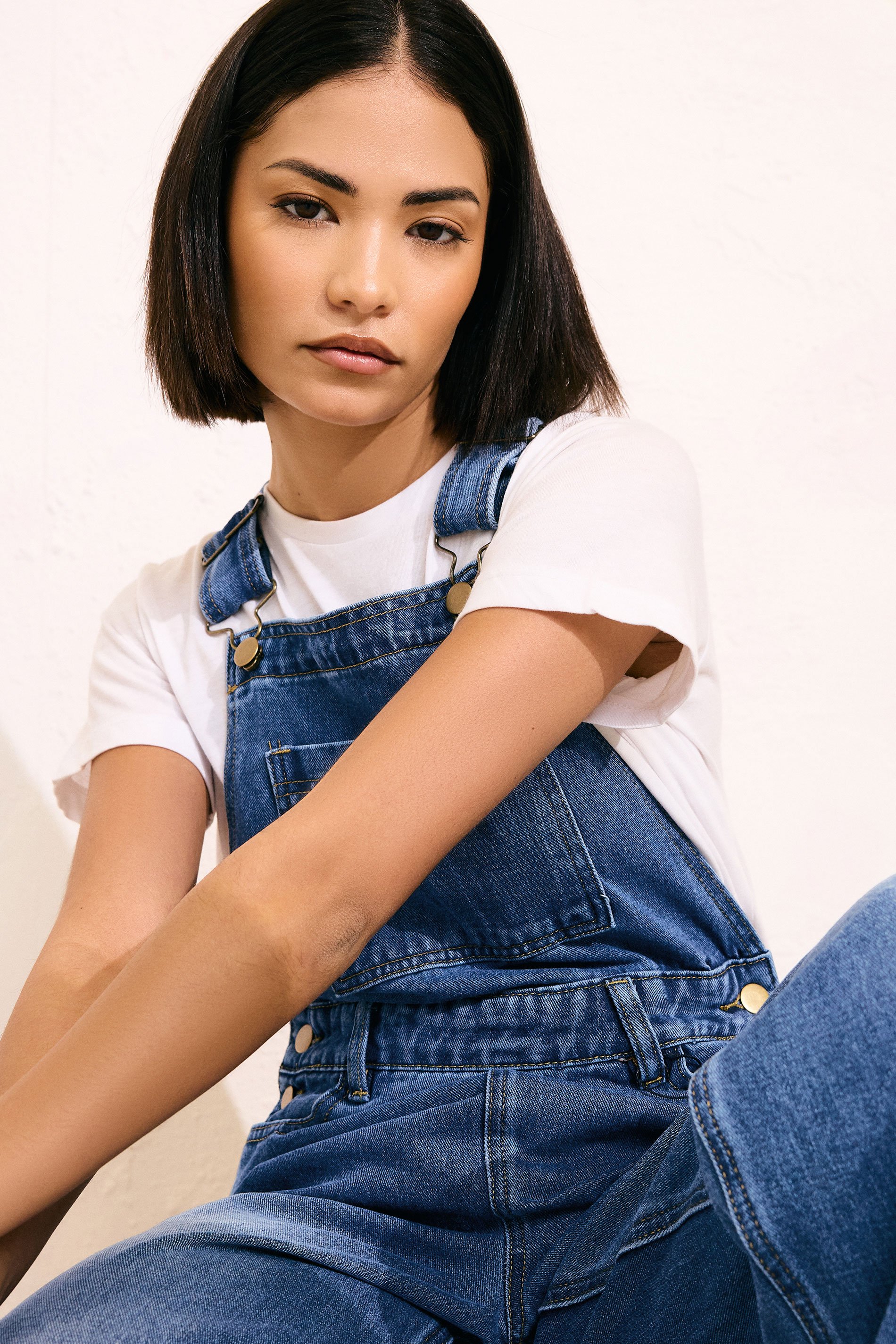 PixieGirl Petite Blue Denim Dungarees | PixieGirl  5