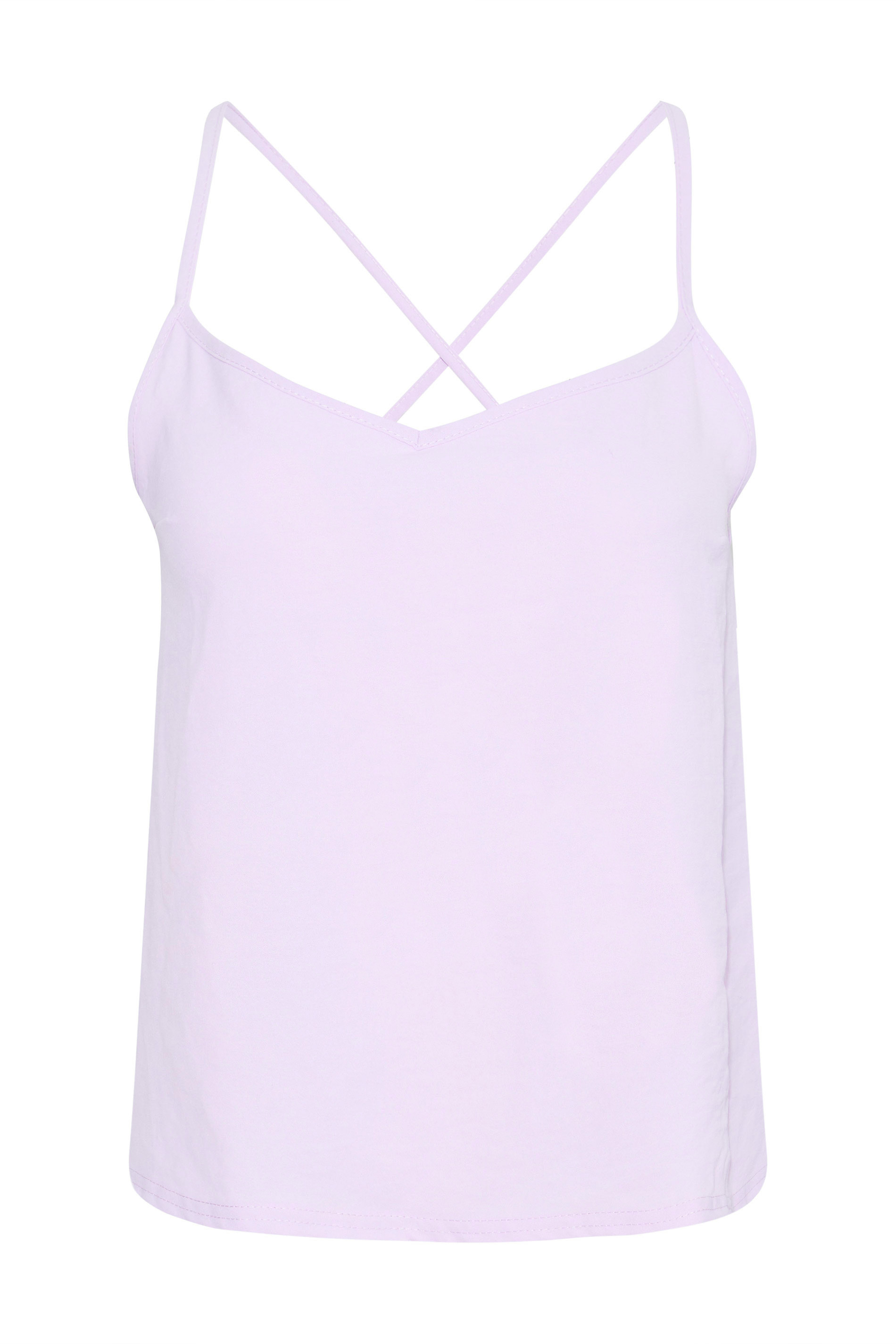 Petite Lilac Purple Cross Back Cami Top | PixieGirl  6