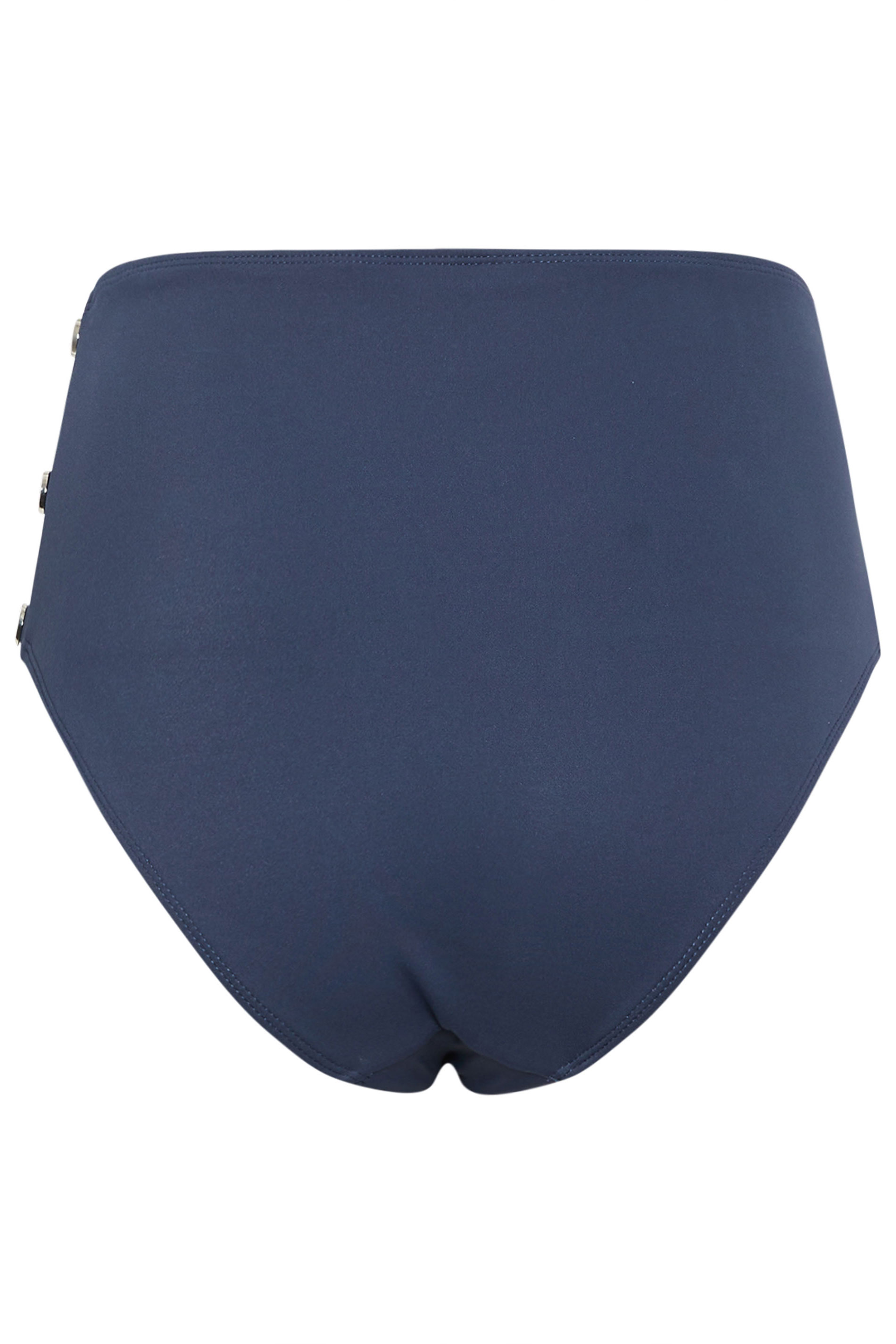 STAR Navy Blue Popper Detail Bikini Bottoms | StarByJM 5