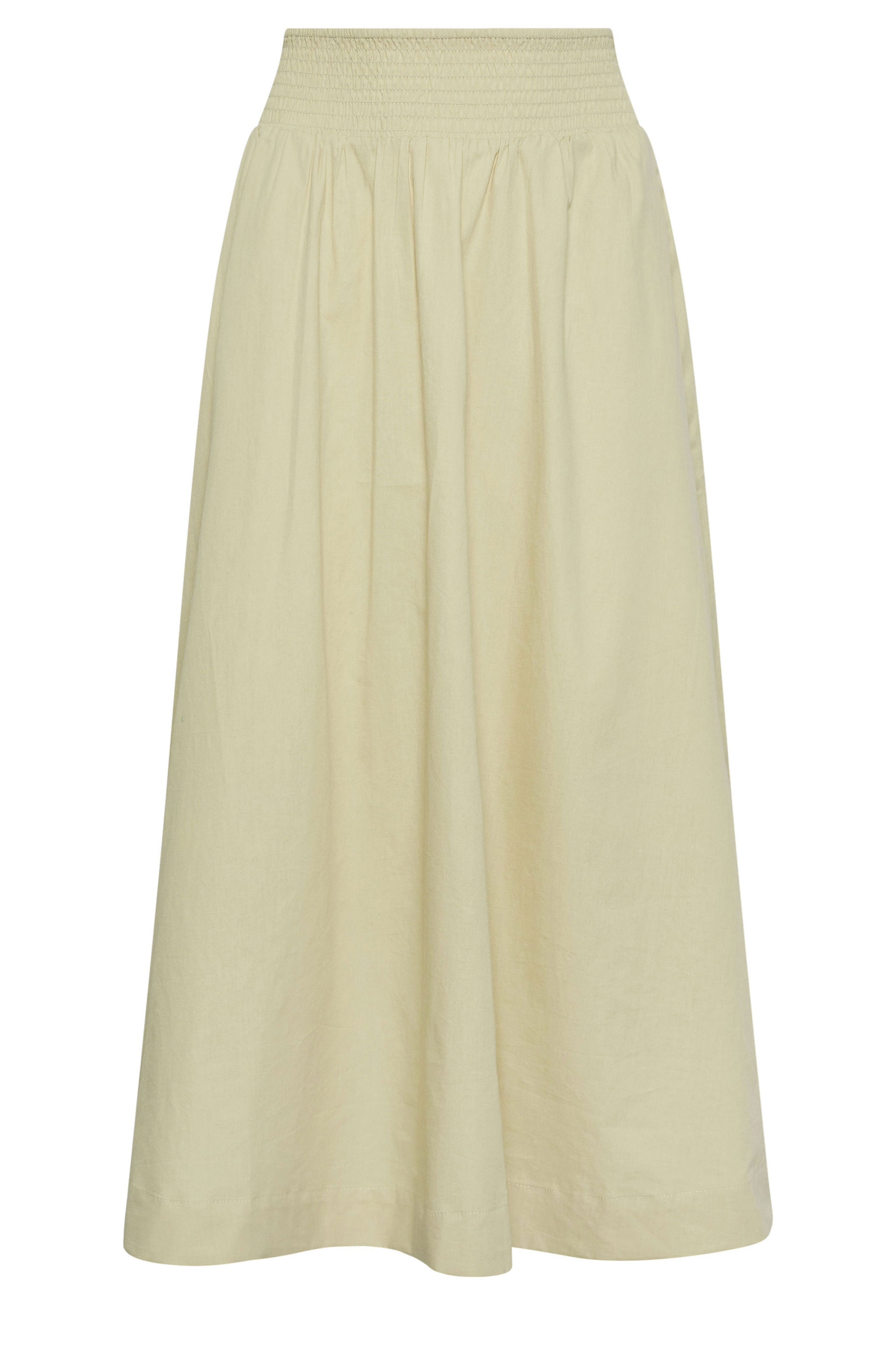 PixieGirl Petite Women's Stone Brown Poplin Maxi Skirt | PixieGirl 5