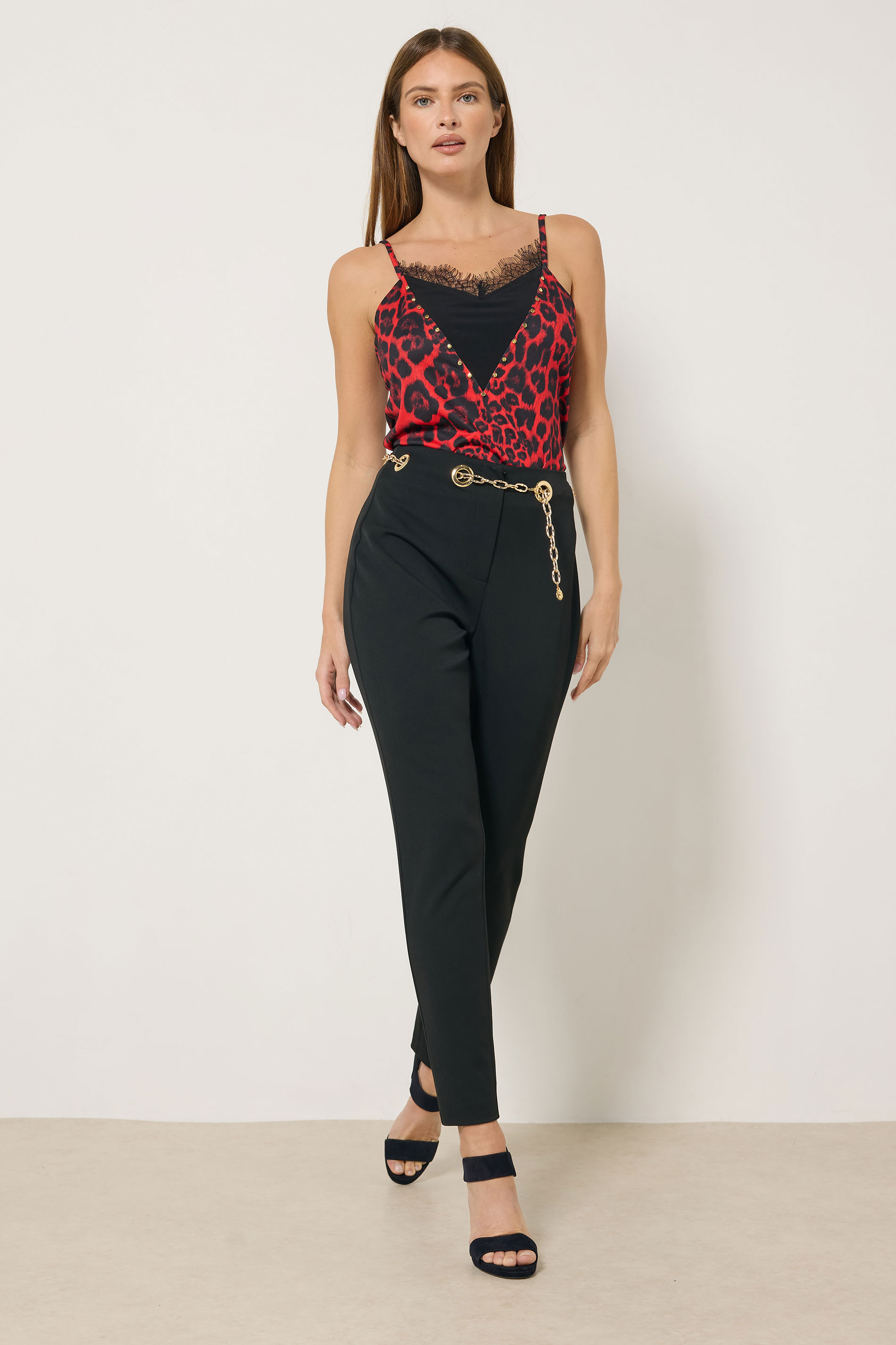 STAR Red Leopard Print Cami Top | StarByJM 4