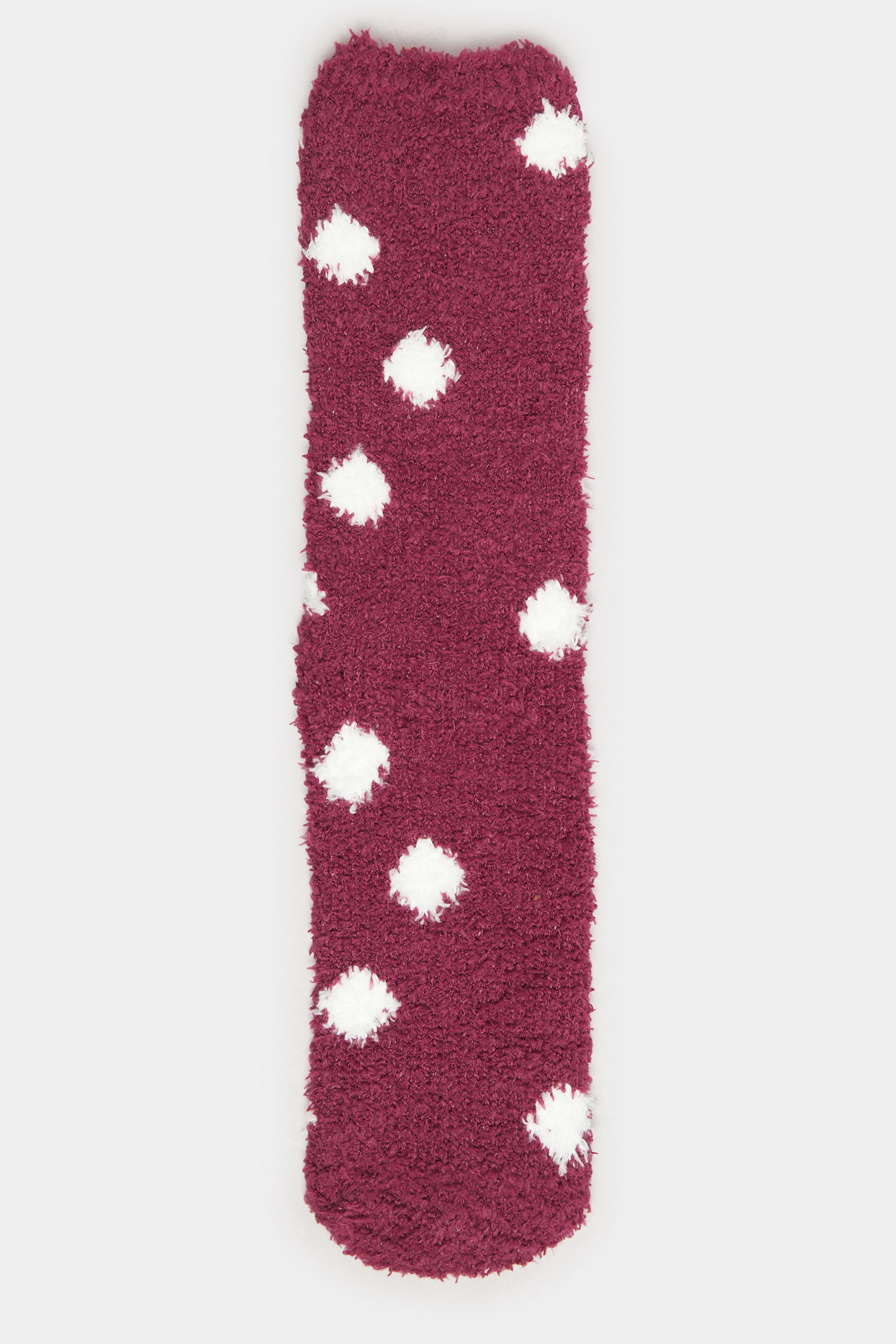 YOURS 2 PACK Plus Size Grey & Red Reindeer Novelty Christmas Fluffy Bed Socks | Yours Clothing 8