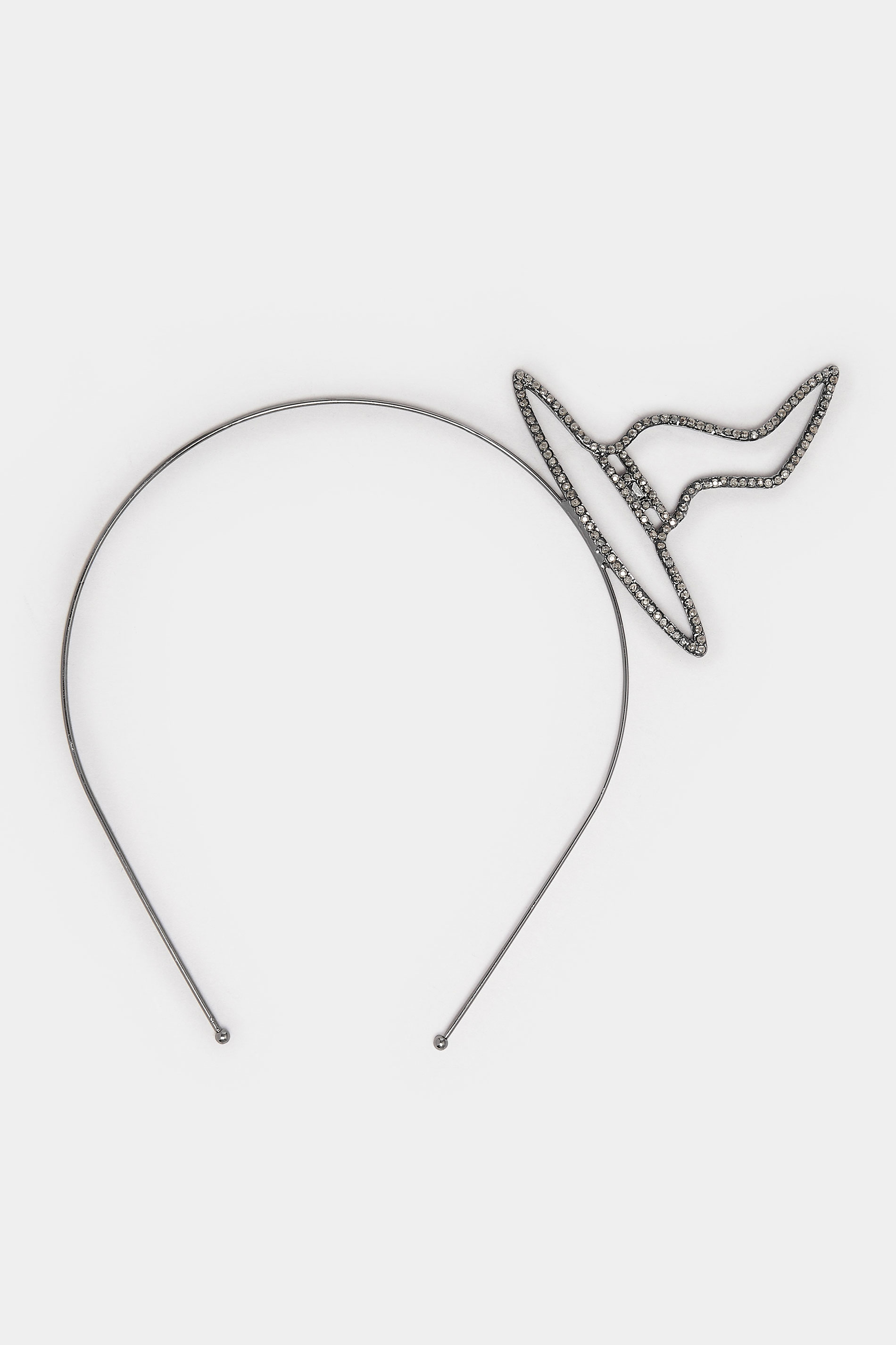 Silver Tone Witch Hat Novelty Halloween Headband | Yours Clothing 2