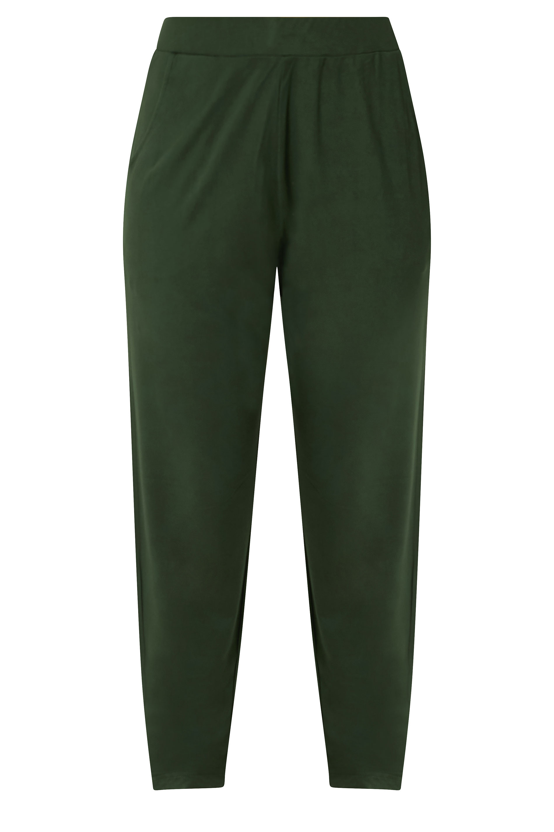 PixieGirl Petite Women's Forest Green Harem Trousers | PixieGirl 5